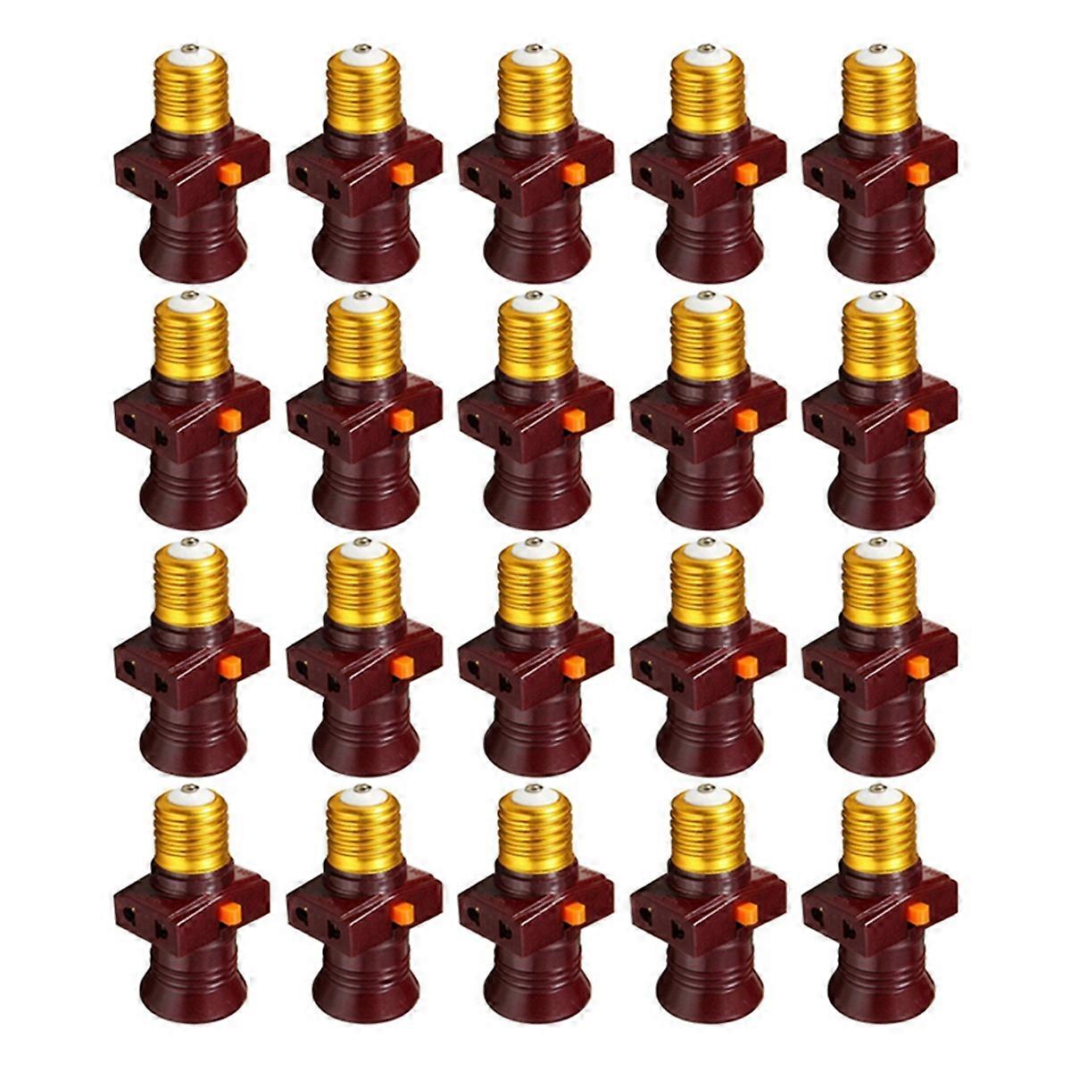 E27 Screw Bulb Holder Converts to Switch Lamp Holder LED Bulb Adapter with Switch Bulb Socket Adapter