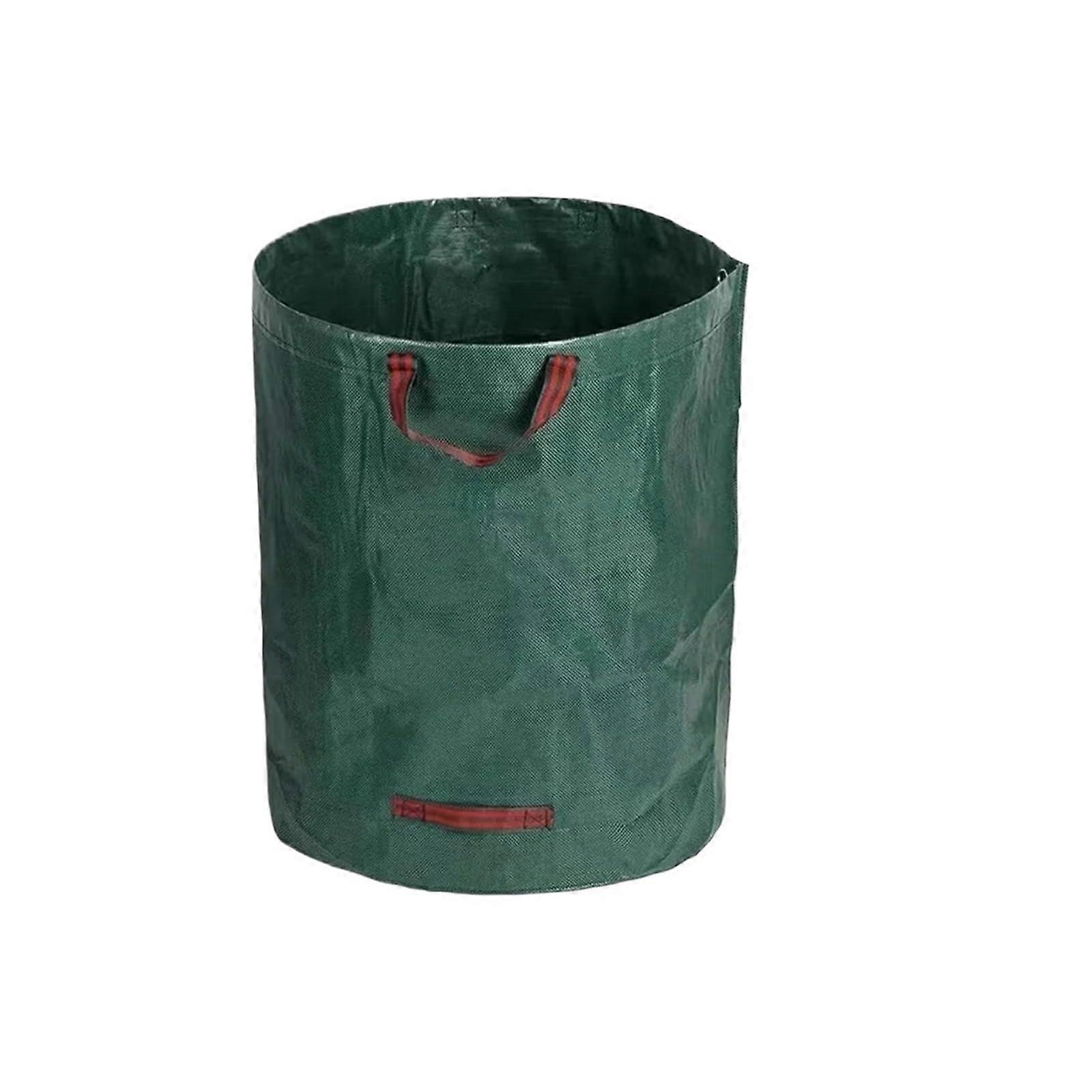 Foldable Garden Bag 500L Capacity, Reusable Leaf Sack, Lightweight Trash Storage Container For Garden Waste
