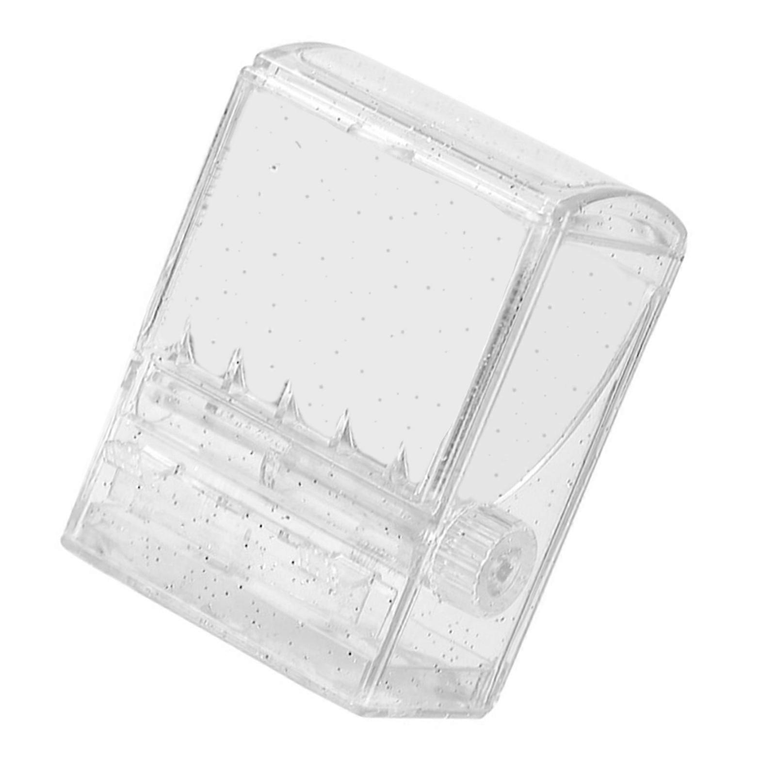 Toothpick Container Plastic Easy Access Toothpick Dispenser for Tabletop Decoration Transparent Tooth Pick Holder Multicolor