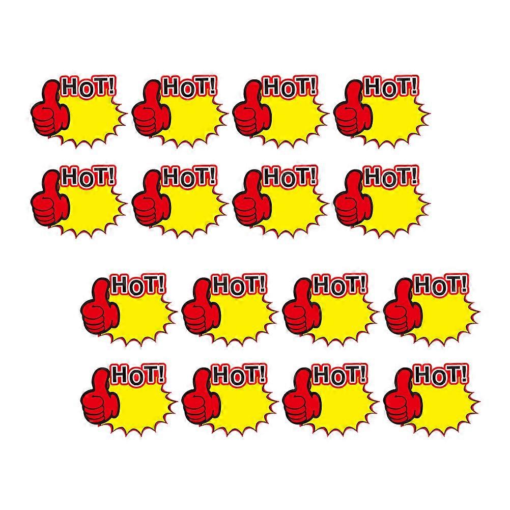 50 PC Η τιμή της αγοράς υπογράφει διαφημιστικές ετικέτες κατάστημα λευκή ετικέτα ετικέτες