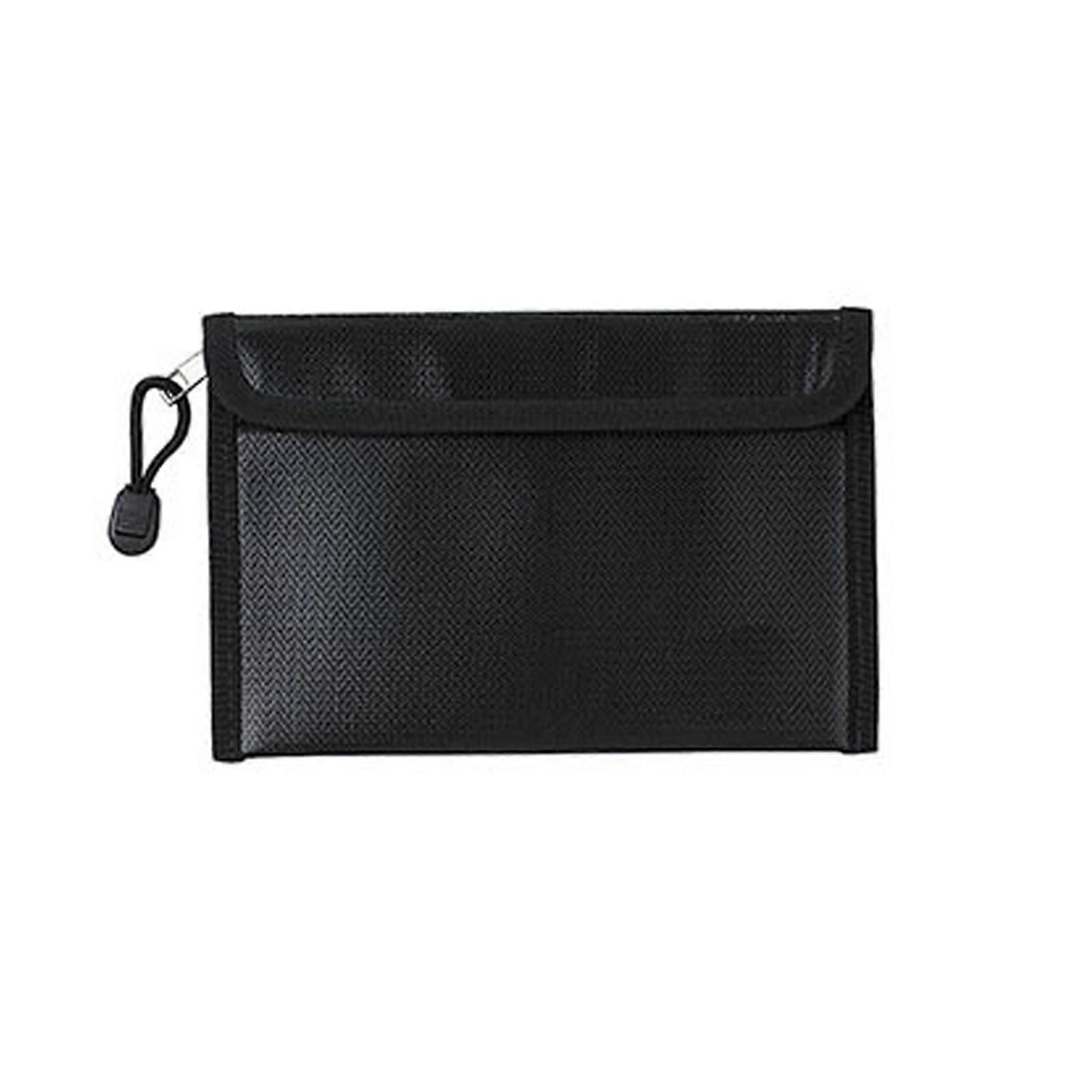 Fireproof Zippers Security Bag Waterproof Fireproof Money Bag For Passports Credit Cards Valuables Travel Use Multicolor