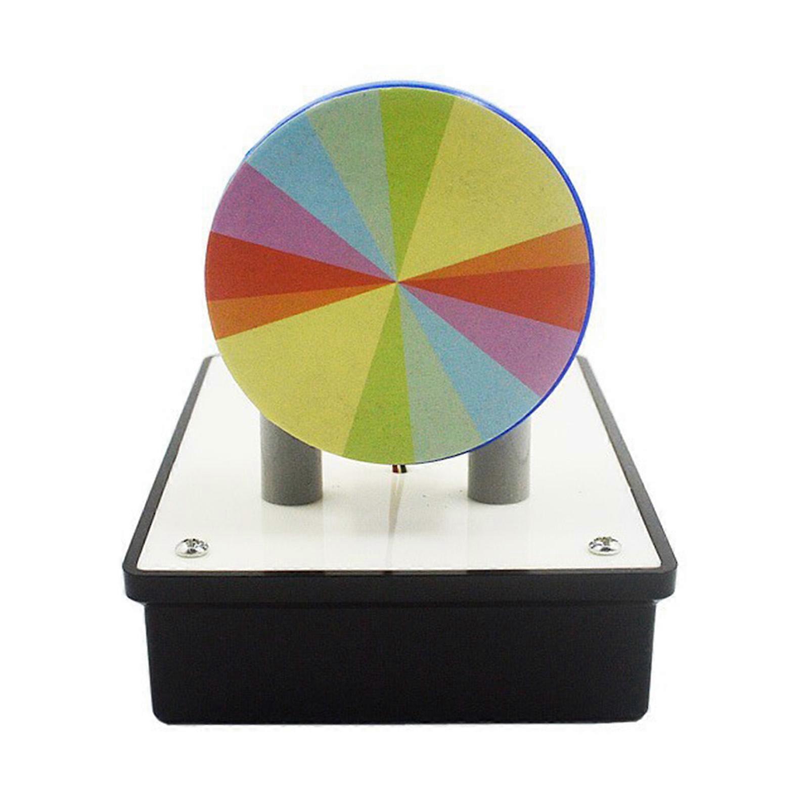 Professional Rotating Newton Color Wheel Physics Optics Equipment Demonstrator For School Lab and Science Education Multicolor