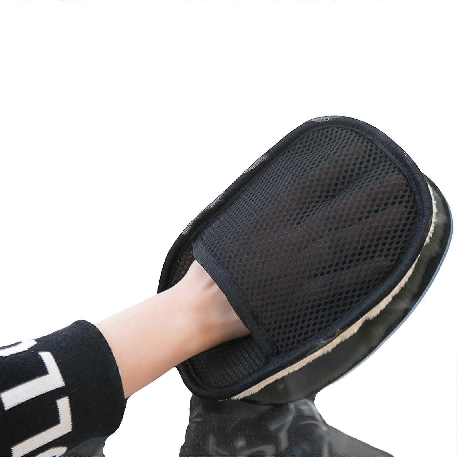 Wool Car Wash and Waxing Gloves for Vehicle Cleaning, Polishing, Detailing Tasks