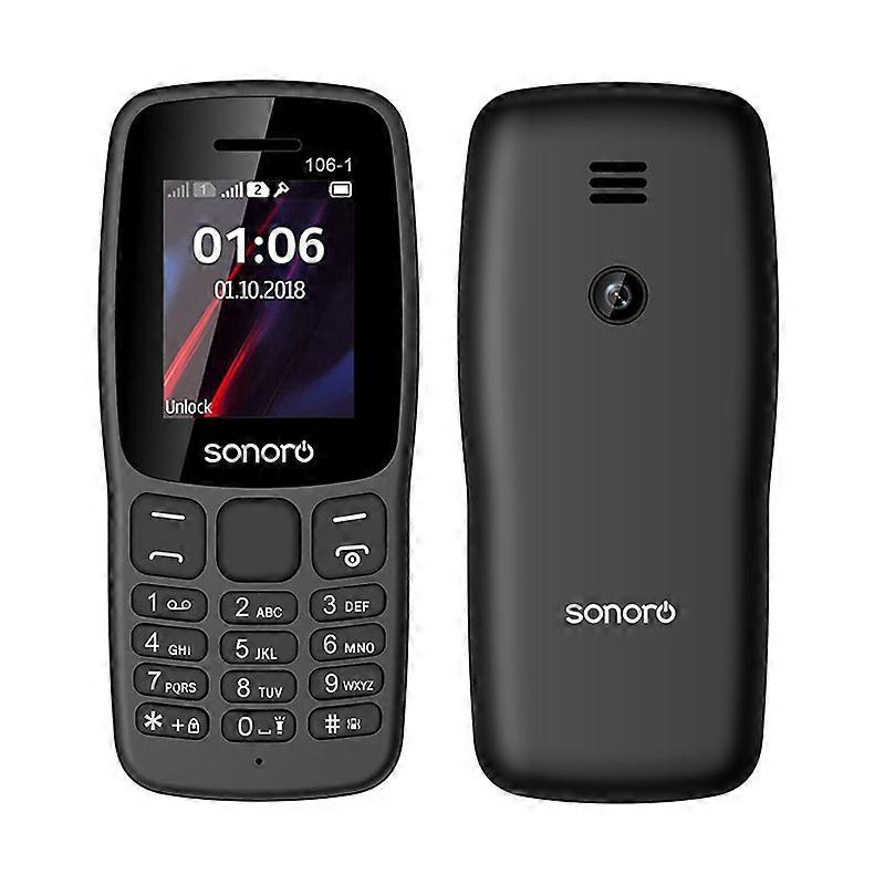 MKTEL 106 Feature Phone 1.77" Display 800mAh Battery Dual SIM Dual Standby Strong Torch MP3 MP4 FM Radio Bluetooth GPRS