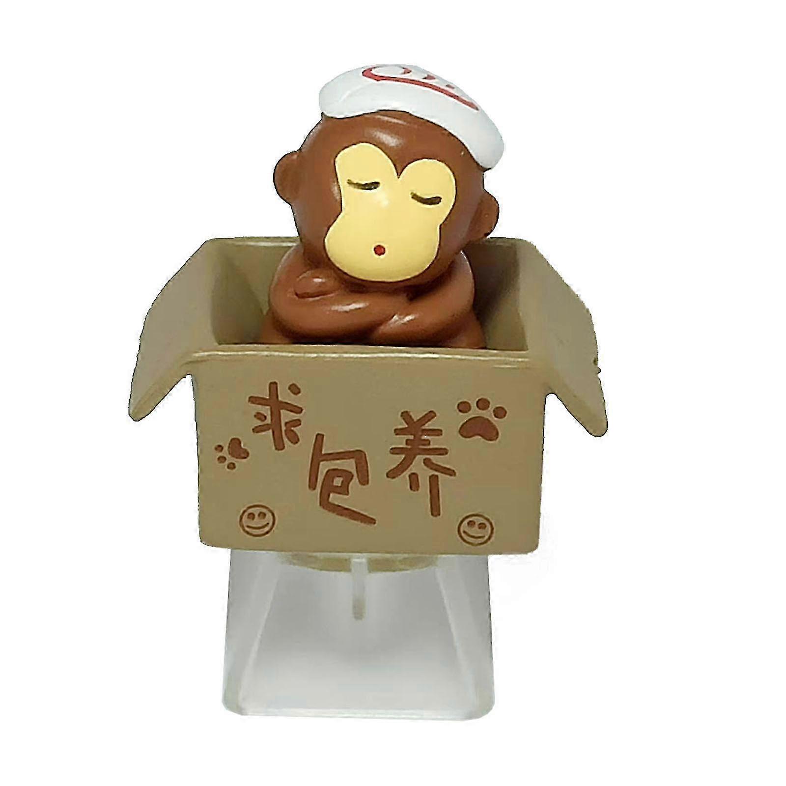 DIY Mechanical Keyboard 1key Custom OEM Profile R4 Keycap for Creative Bottom Backlit Cartoon Anime Monkey Artisan for K
