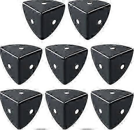 Stainless Steel Metal Corner Guards 8pc Black Edge Protector