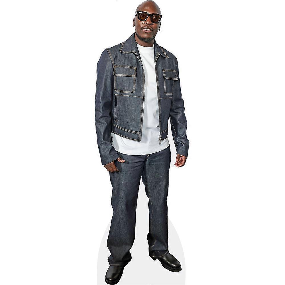 Emmanuel Sonubi (Denim) Cardboard Cutout (lifesize OR mini size). Standee. Stand Up.