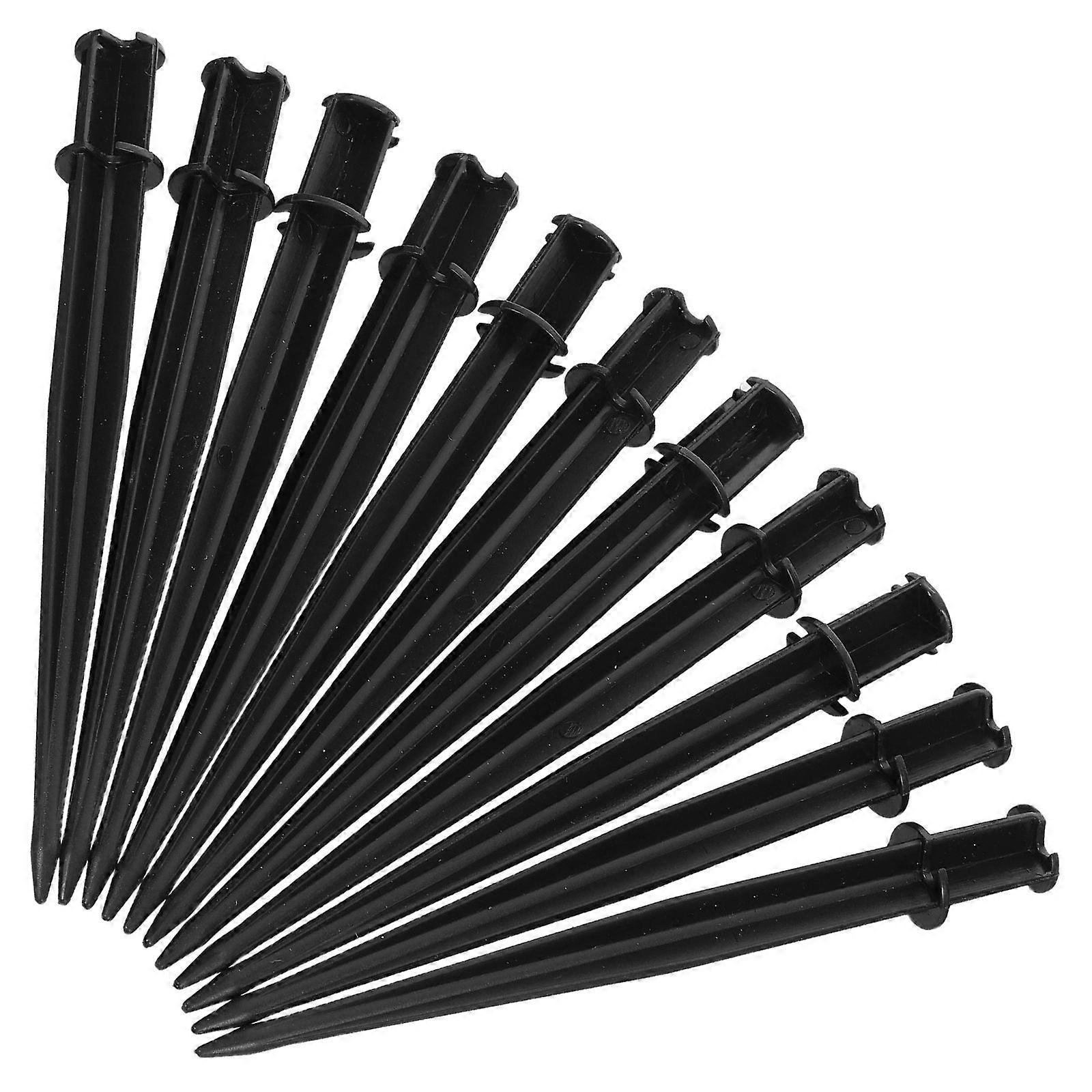 Outdoor Grass Lamp Accessories Plastic Stakes for Solar Use 10Pack