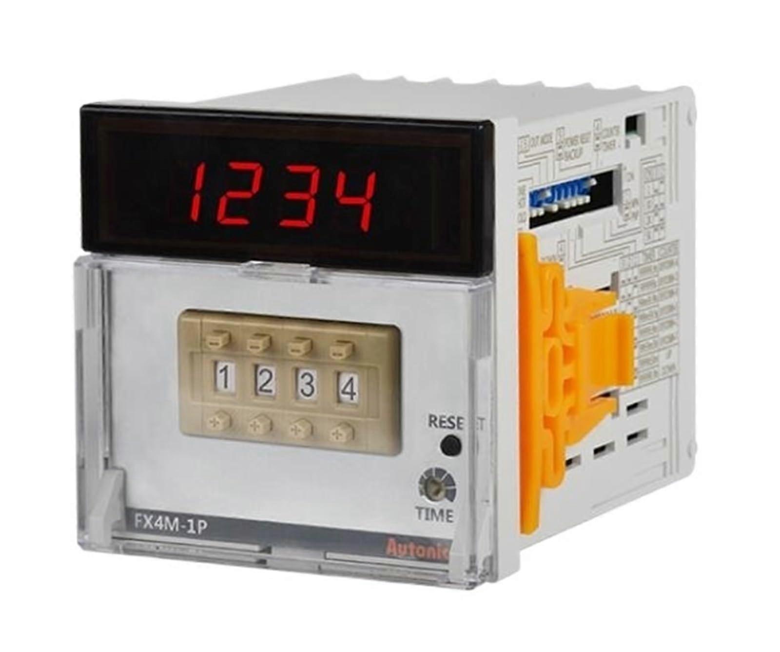 Digital Timer 4Digit LED Countdown Display with Precise Time Control for Industrial and Kitchen Use