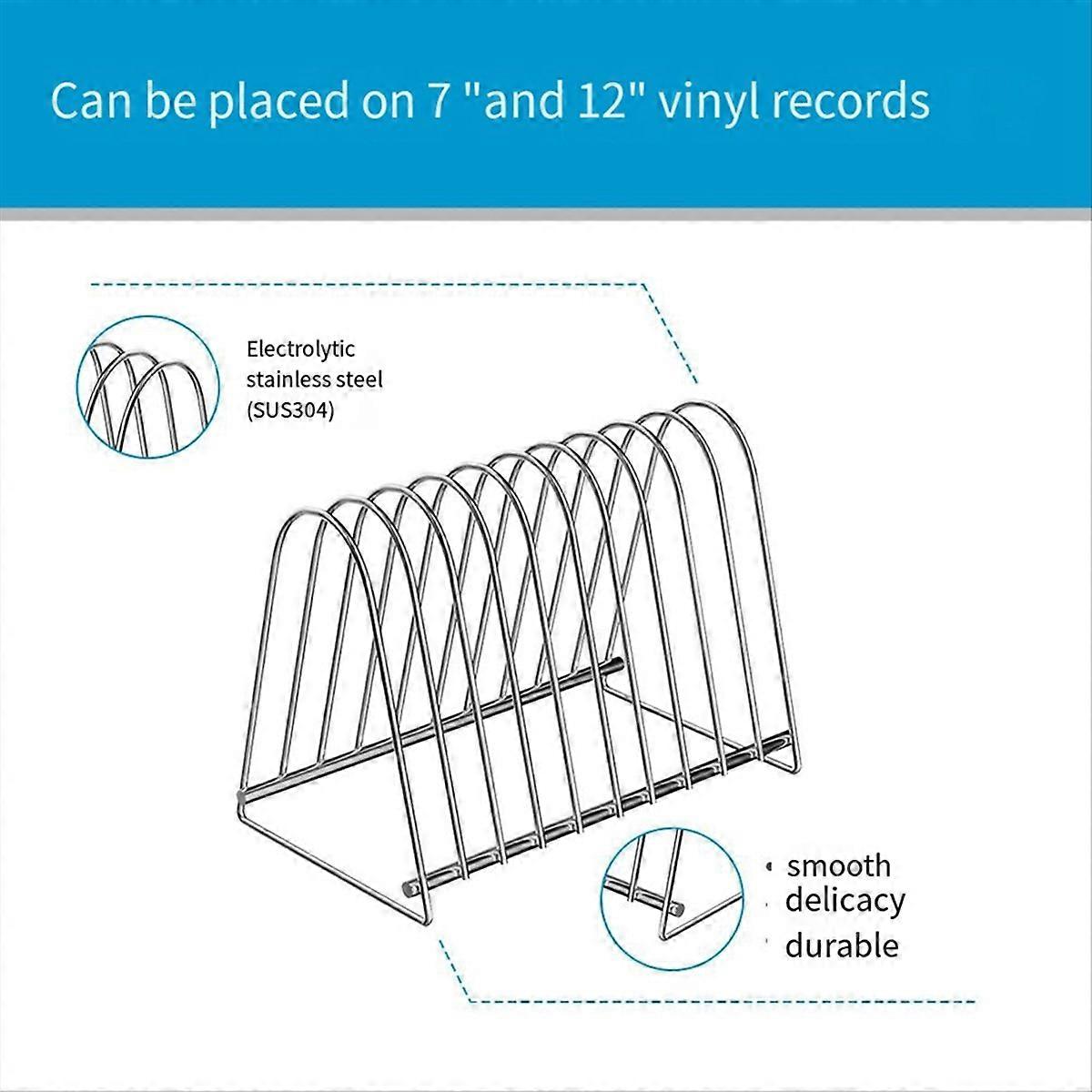 Vinyl Record Display Rack Reading Rack Home Storage 15 Slots