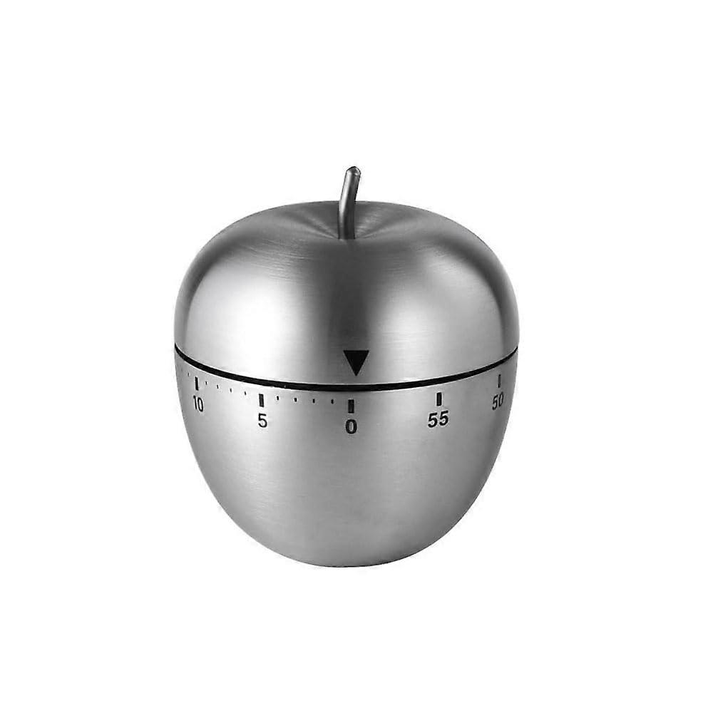 Stainless Steel Mechanical Kitchen Timer 60Min Cooking Countdown with Loud Alarm for Baking