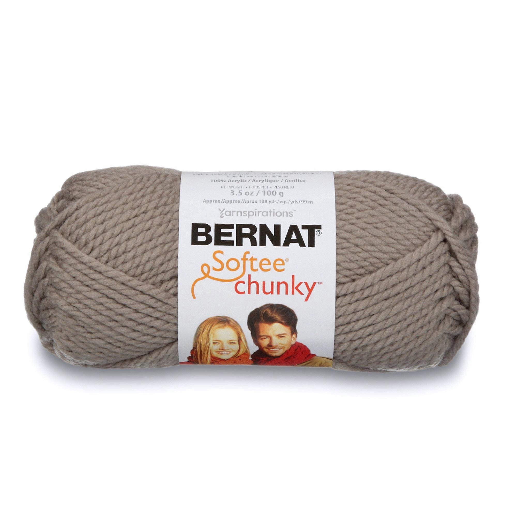Bernat Softee Chunky Yarn (100G/3.5Oz), Clay