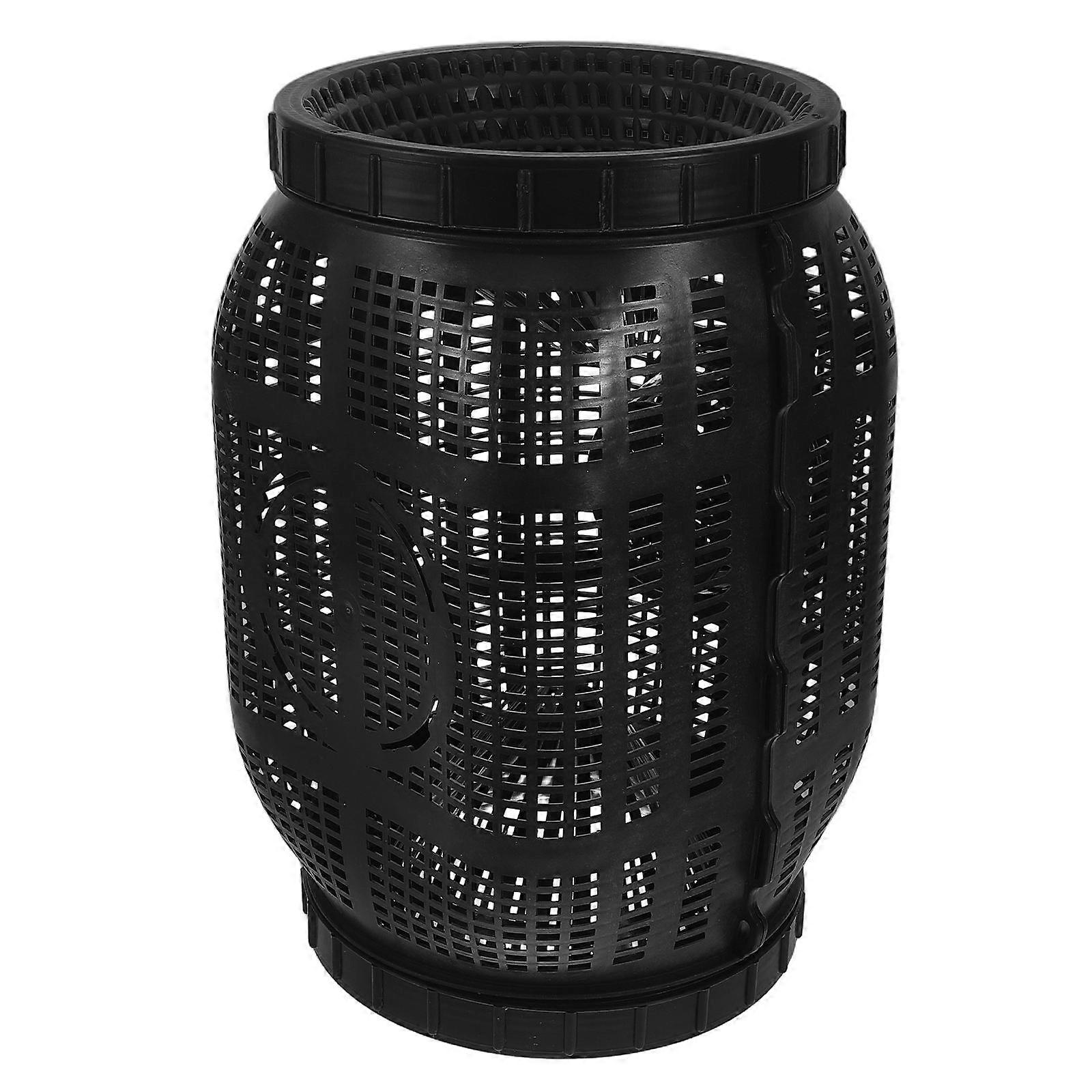 Fish Net Cage Durable Large Fish Cage for Fishing 2Pcs Round Shape