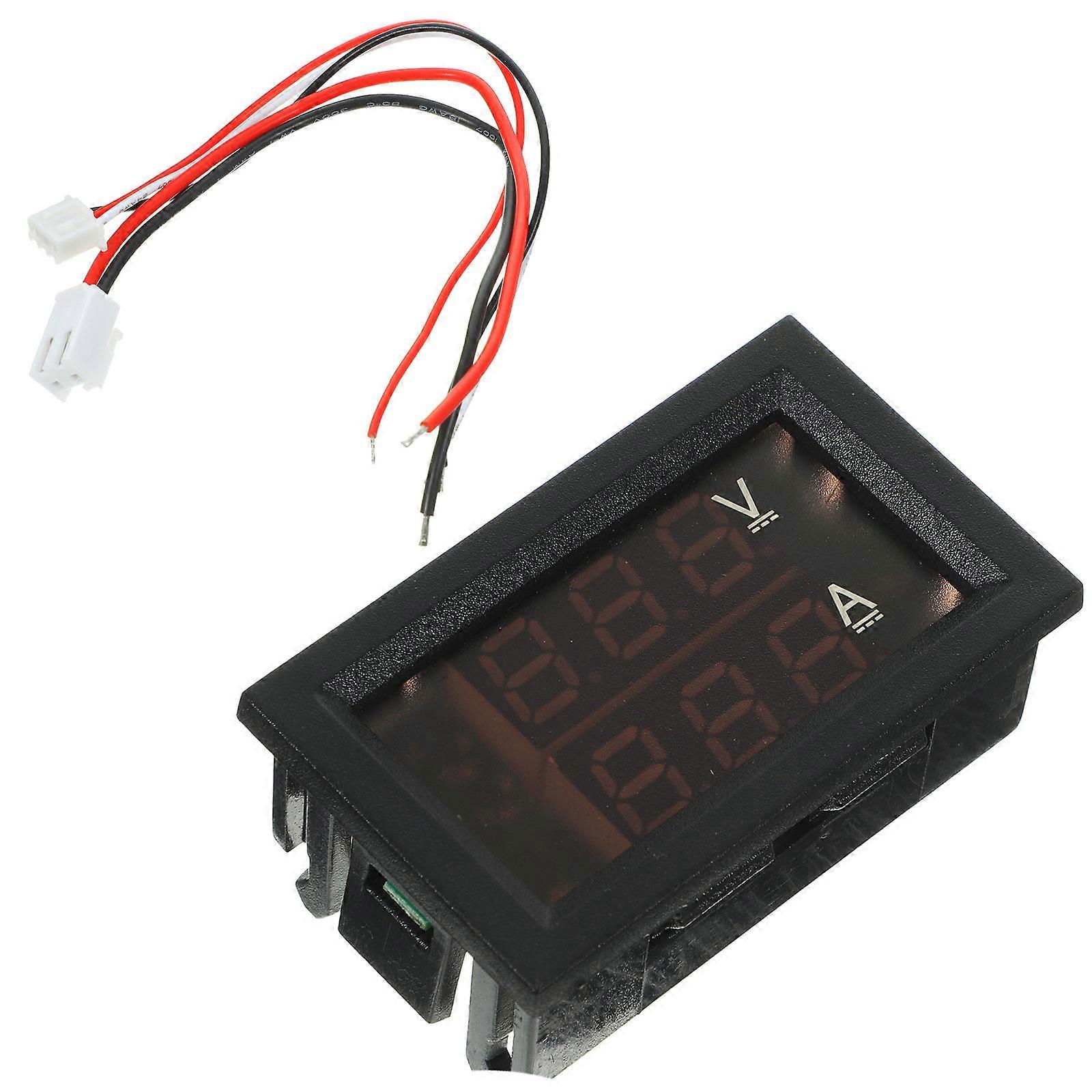 1 Pc 10A Voltmeter Ammeter Voltage Current Tester Monitor Panel Gauge for Car