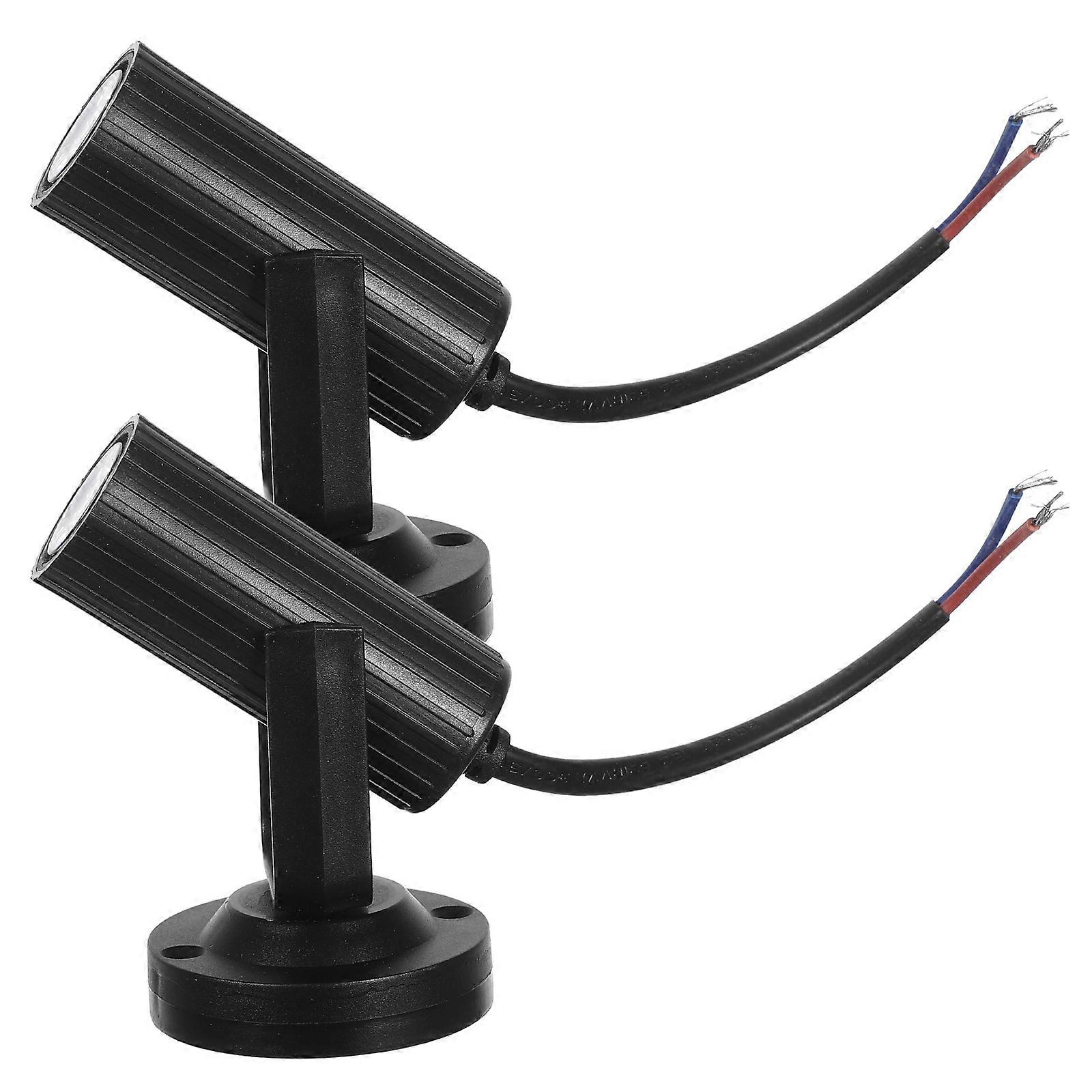 Bar LED Beam Stage Lights for Stage 2Pcs Rotatable Spotlights Red Blue Effects