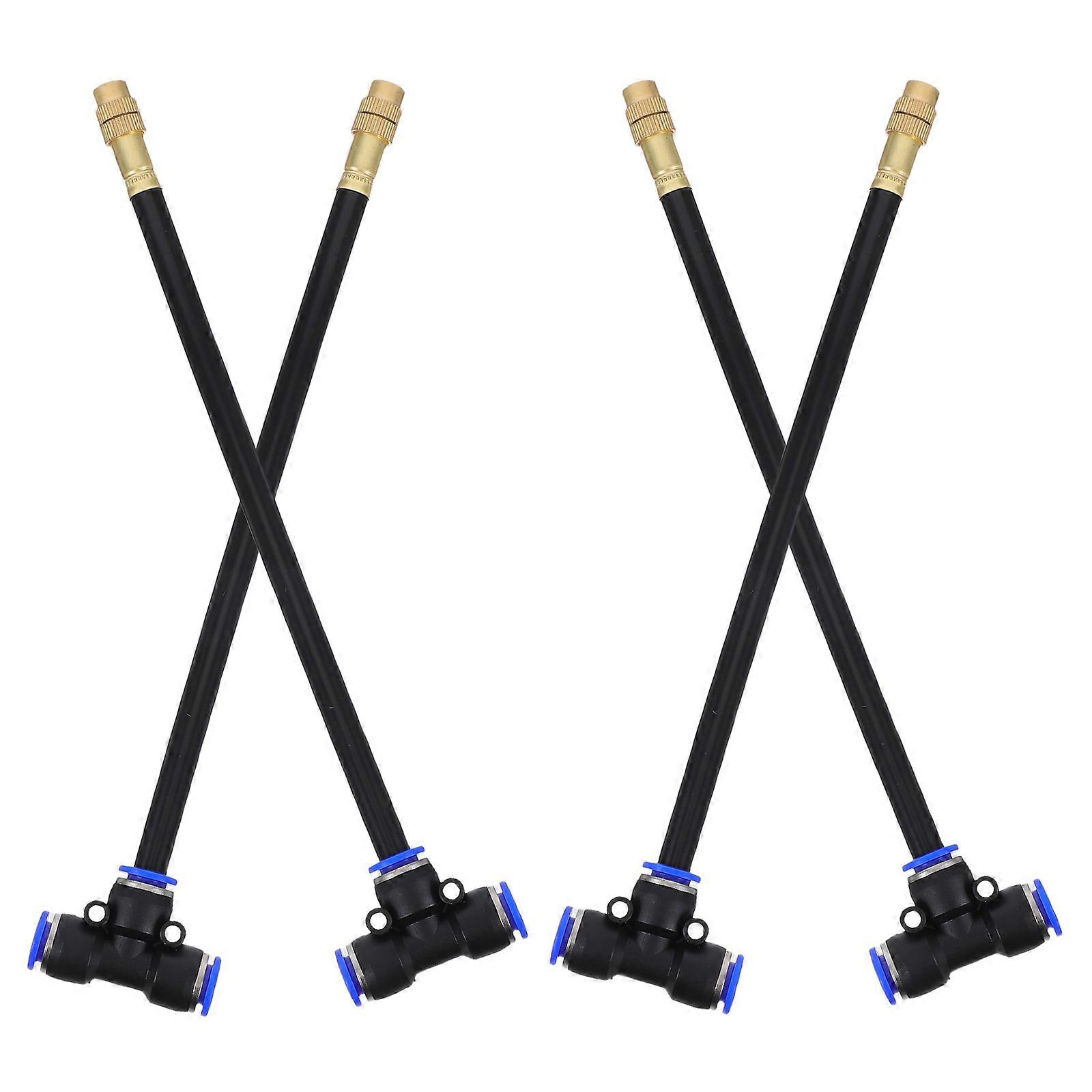 4Pcs Adjustable Brass Atomizing Nozzle for Cooling and Humidifying