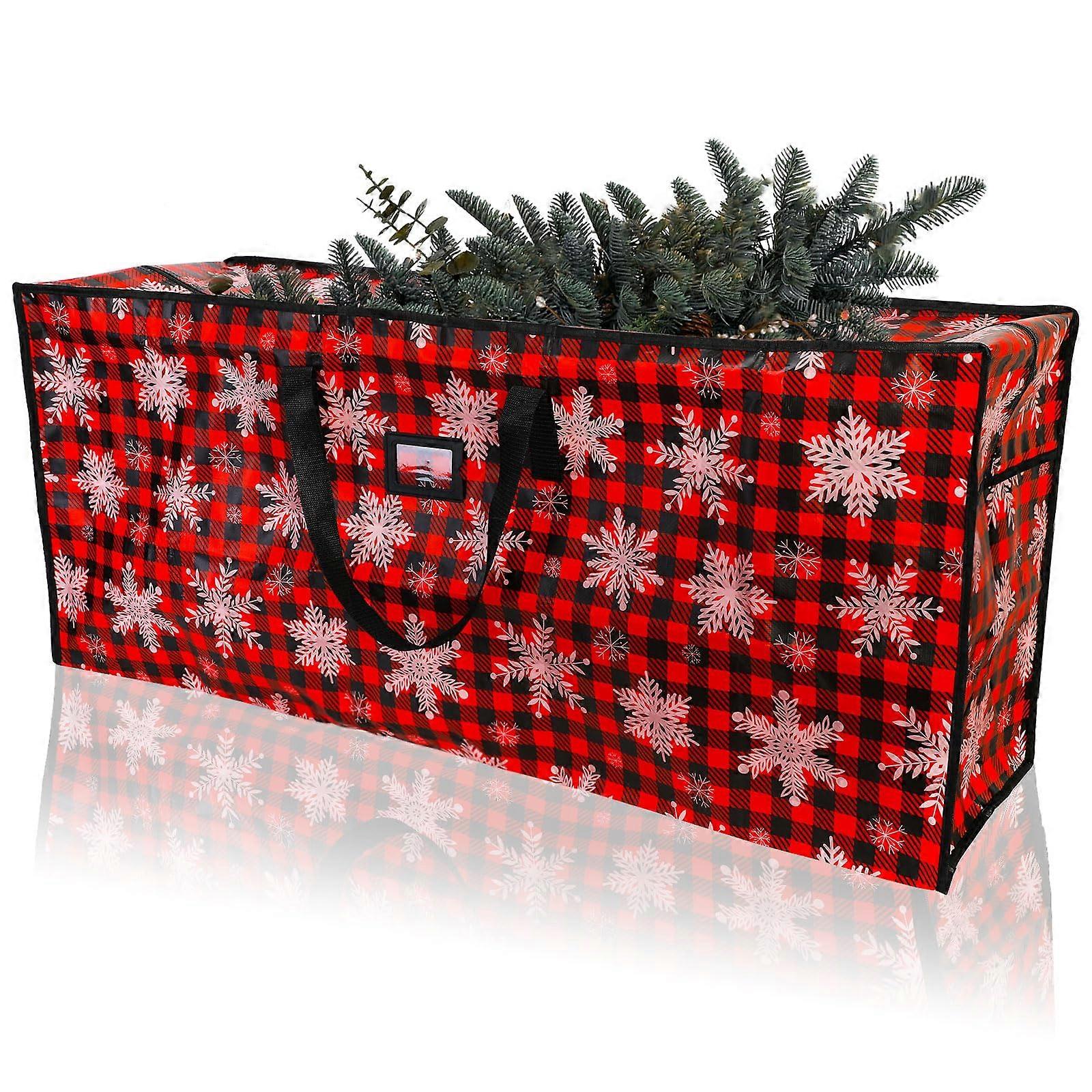 Christmas Tree Storage Bag Waterproof Heavy Duty with Handles and Zipper for 7.5ft Artificial Tree