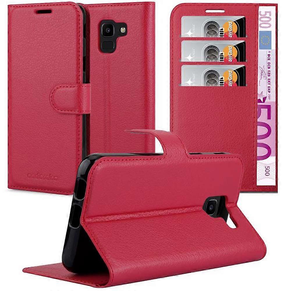 Samsung Galaxy J6 2018 Case - Protective Case with Card Slots and Stand Function