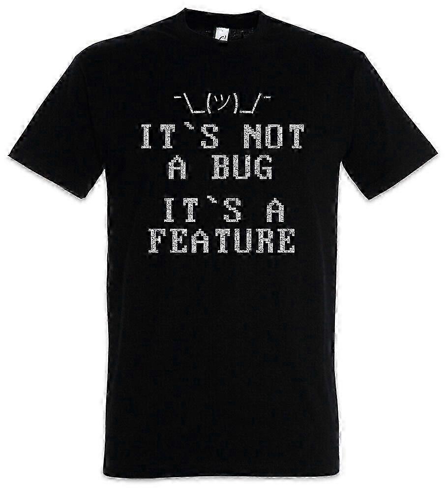 It's Not A Bug T-Shirt Fun Geek Nerd Computer Scientist Programmer Admin Coder XF796
