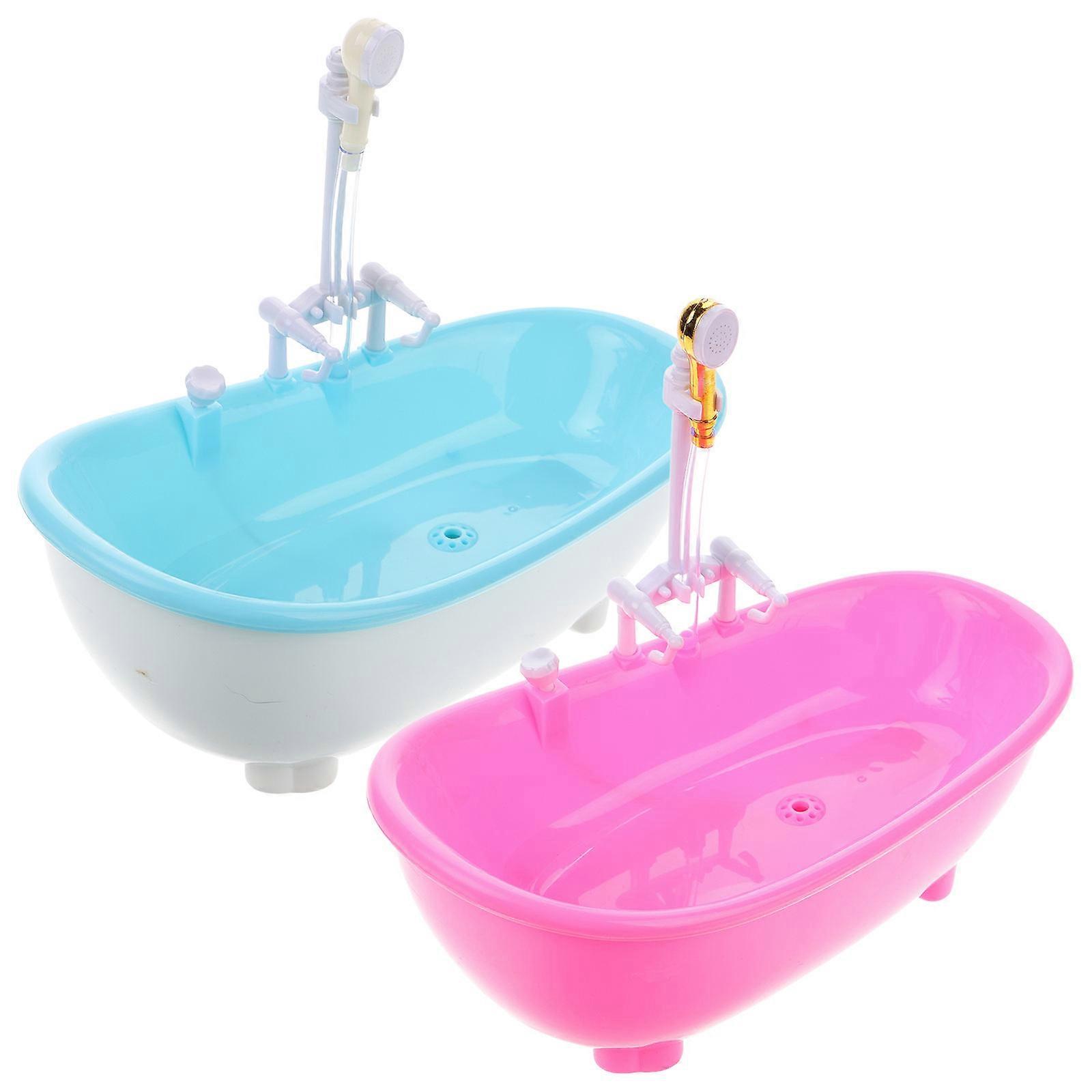 Electric Mini Bathtub Cup Plastic Multi-Functional Drinking Cup 2Pcs