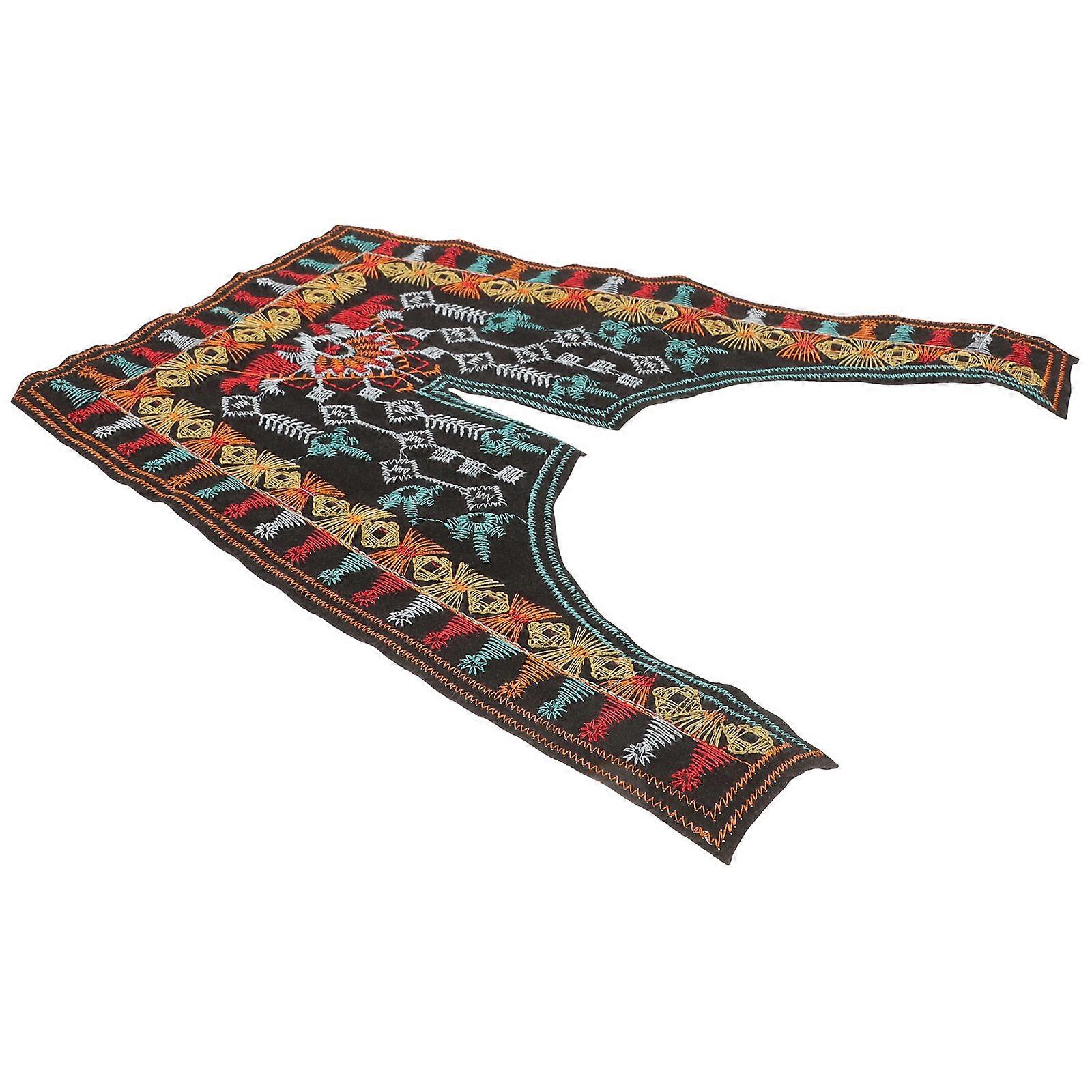 Cloth Embroidery Appliques Rectangular Shape 30.00X23.00X0.50cm Diy Projects Costume Accessories 1Set