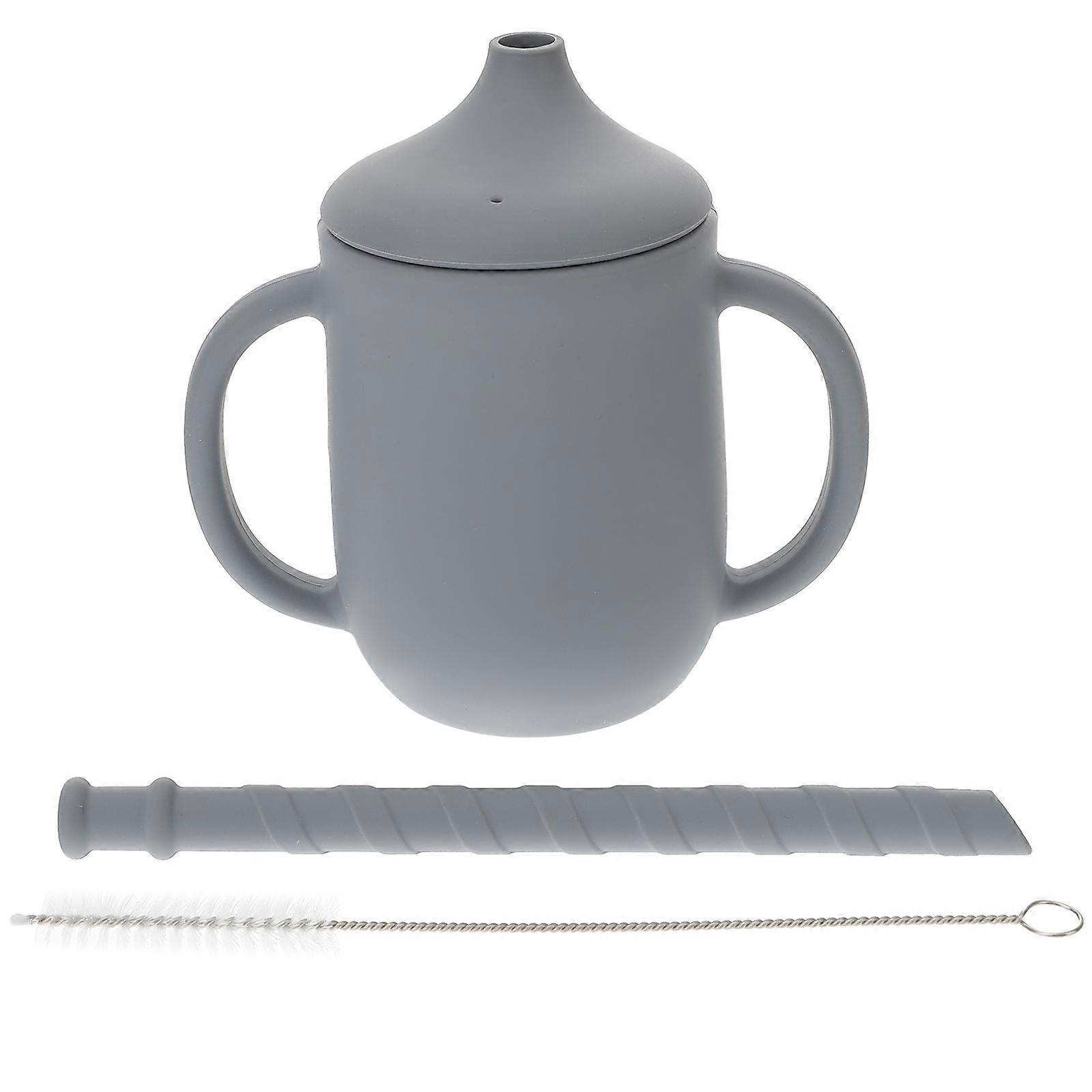 Silicone Sippy Cup Kids Straw Cup for Safe Drinking