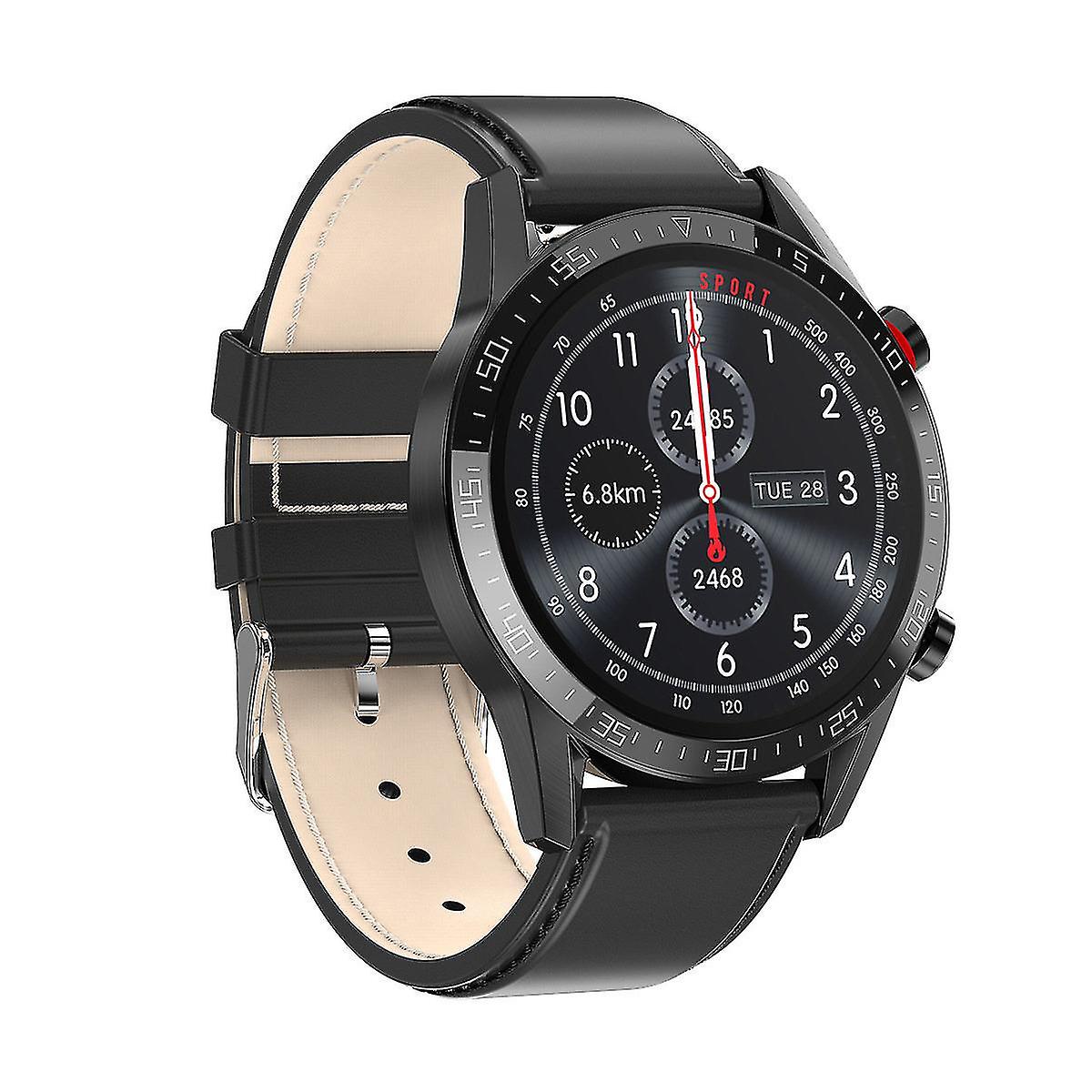 Chronus Smartwatch For Men,fitness Trackers With Receive/make Call,46mm | Ecg Monitoring (black)