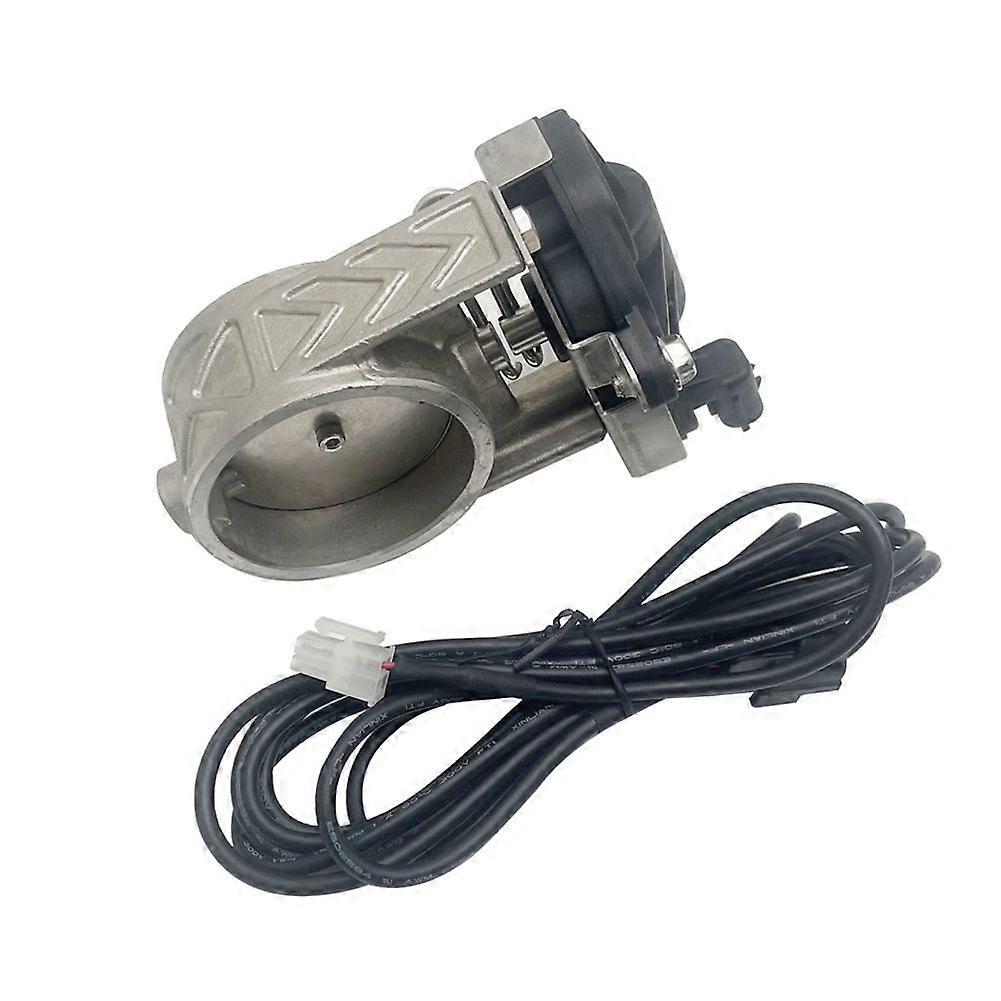 Car Exhaust Pipe Electronic Valve Kit Universal 76MM Button Controller Kit Controller Switch
