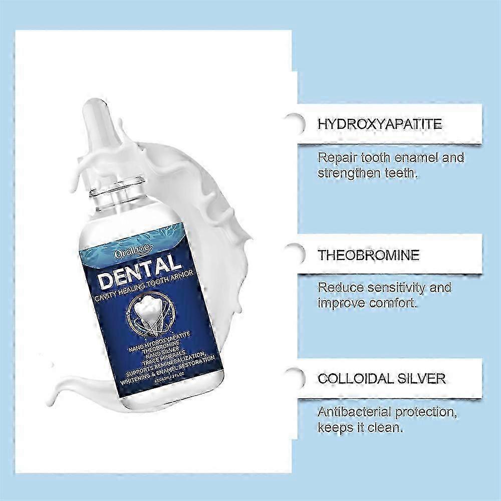 1-10x 60ml Tooth care solution Dentite Cavity Healing Tooth Armor