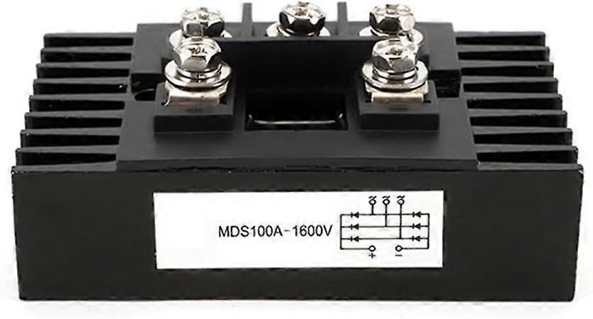 MDS100A150A Three Phase Bridge Rectifier Module 1600V 100A with Integrated Heat Sink for DC Power