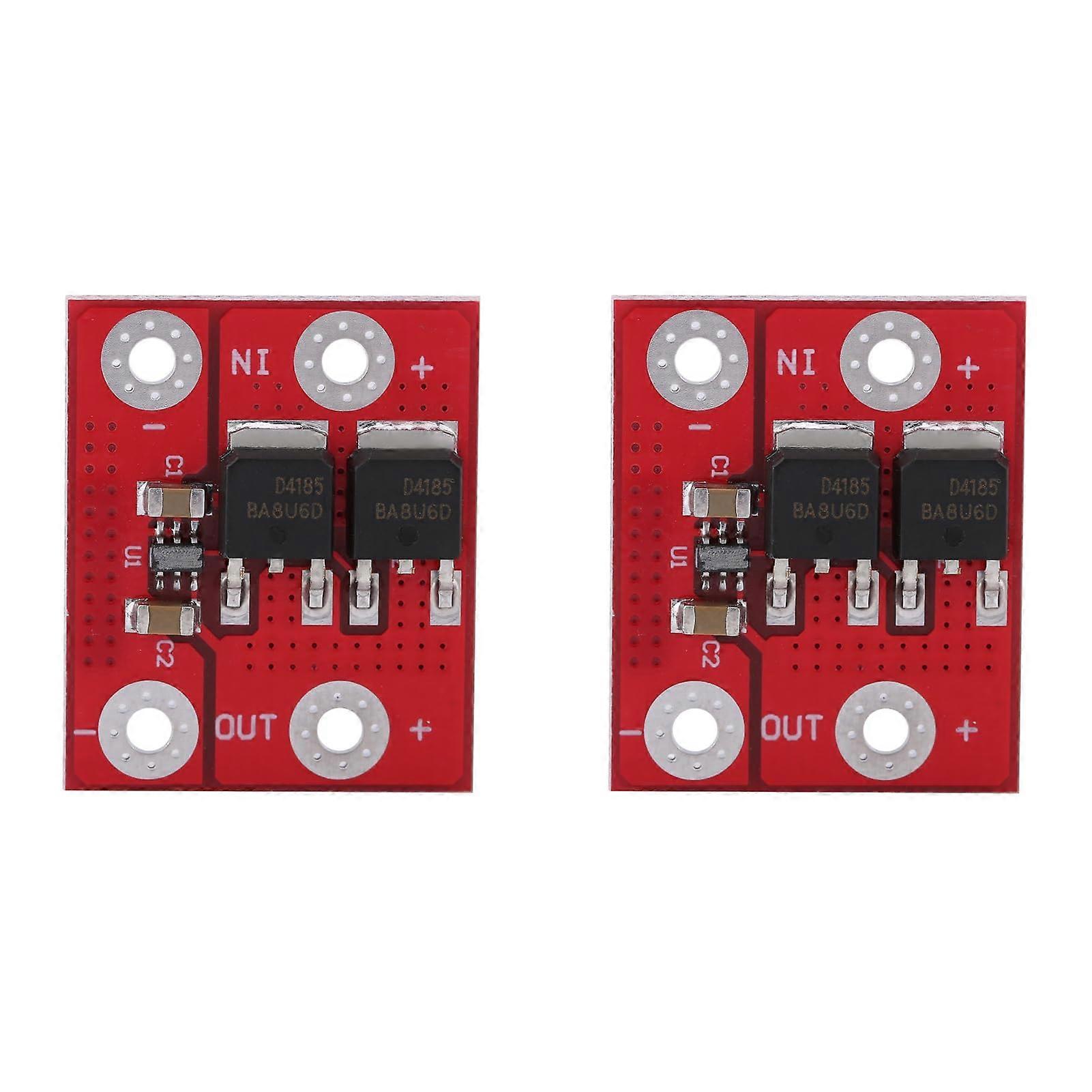 2 Pcs 15A Ideal Diode Solar Panel Battery Charger with Reverse Protection for Parallel Irrigation