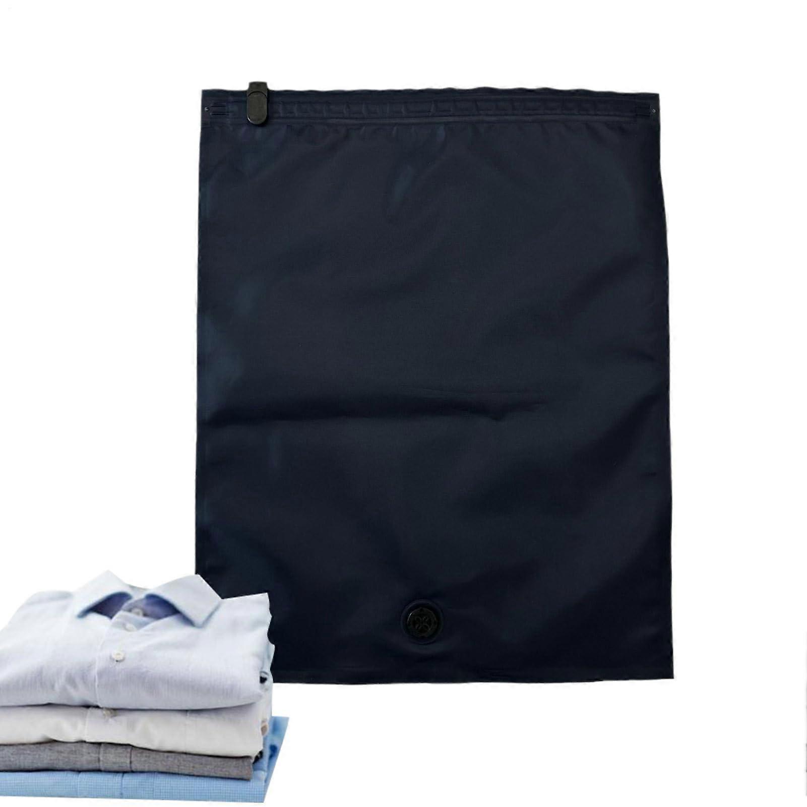 Compression Packing Bags with SpaceSaving Design, RollUp Vacuum Storage for Clothes Travel Medium