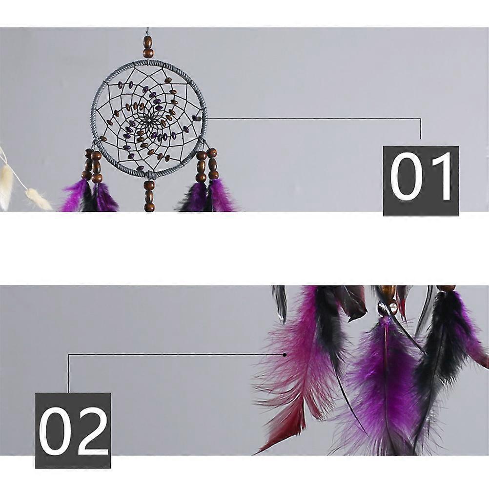Dream Catcher Two Rings Handmade for Wall Decoration