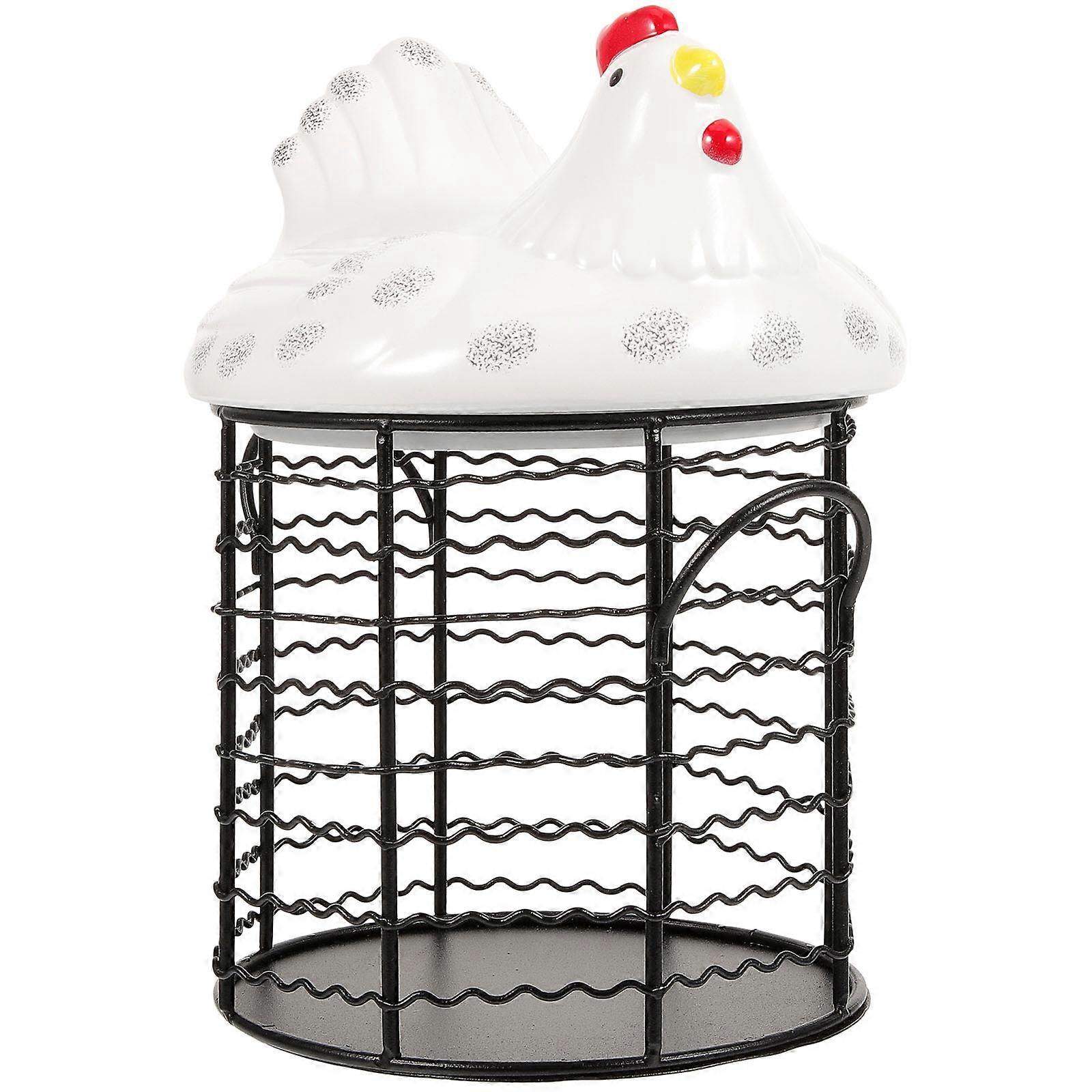 Hen Shape Egg Basket Multi-Function Kitchen Basket for Food Storage