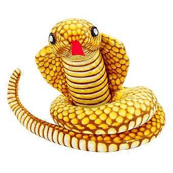 Collier pour chien style serpent, décoration pour animal de compagnie, 1 pièce, peluche jaune pour le cou