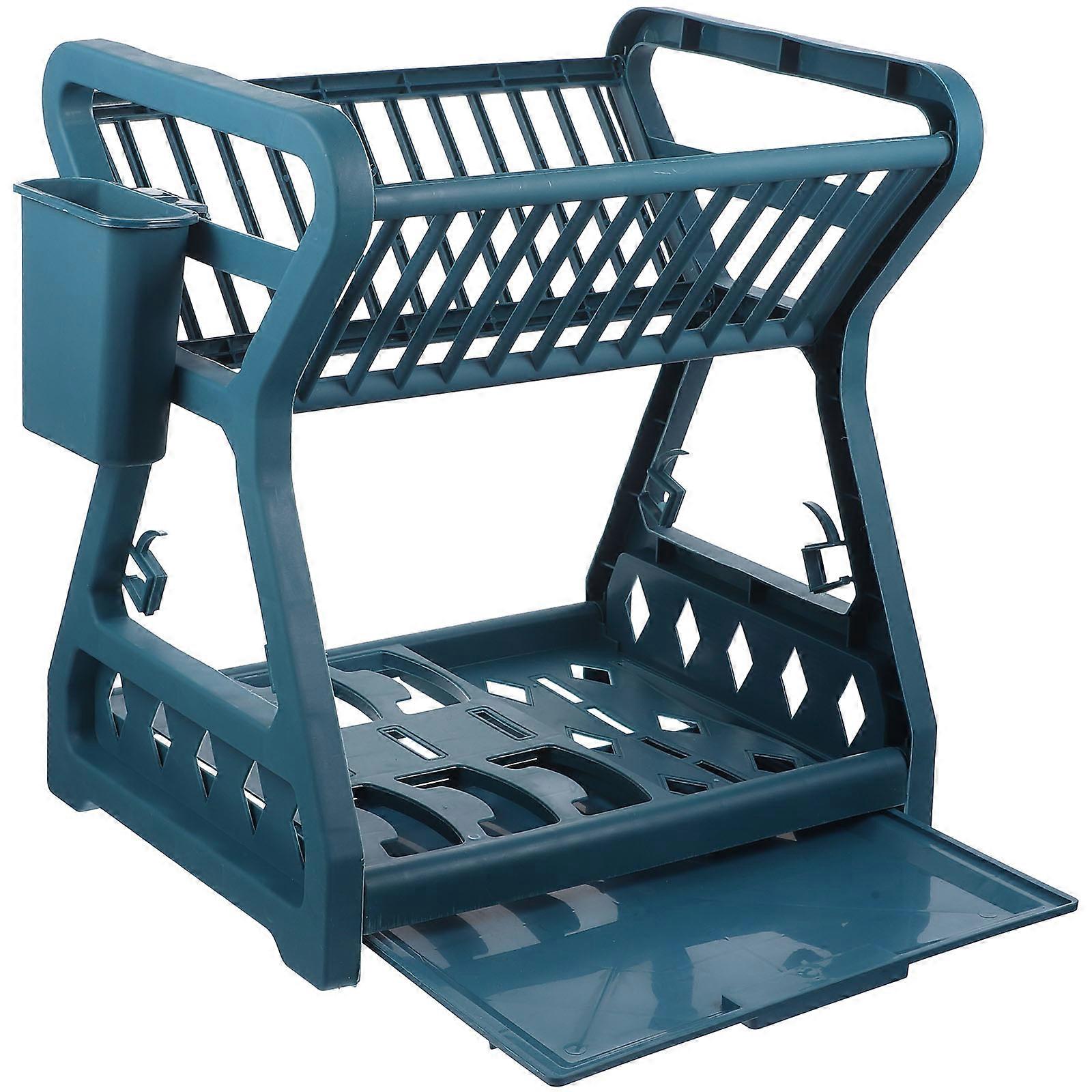 Kitchen Utensil Rack Multifunctional Dish Drain Rack 1 Piece for Storage