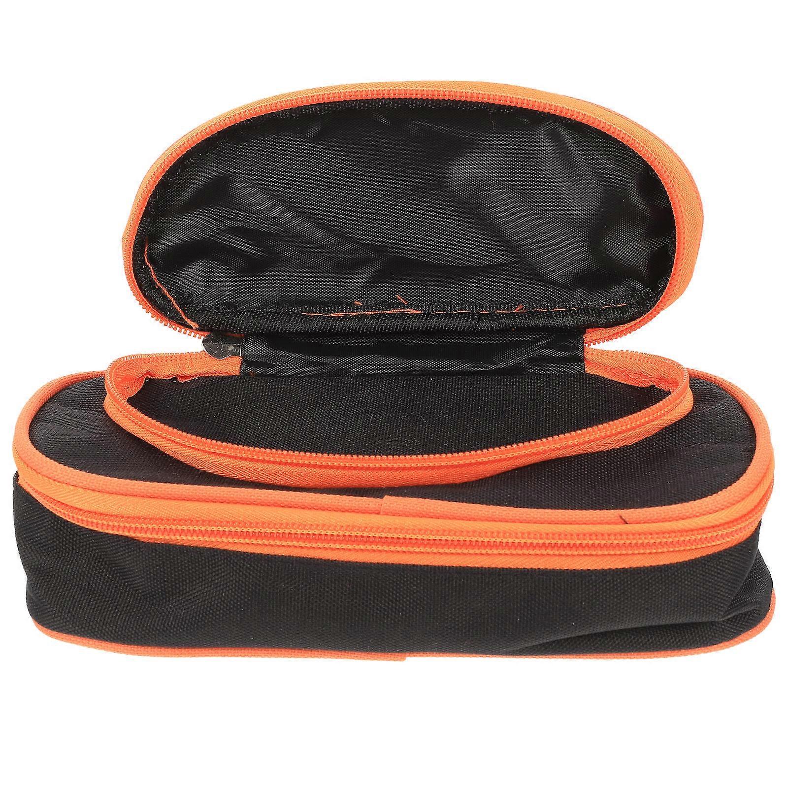 Portable Pencil Pouch Large Capacity for Storage Use 2Pcs Multi-Function Pen Bag