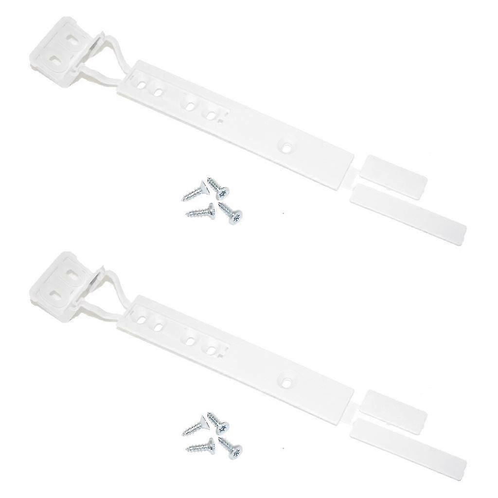 2 x Universal Integrated Sliding Door Hinge Mounting Kit