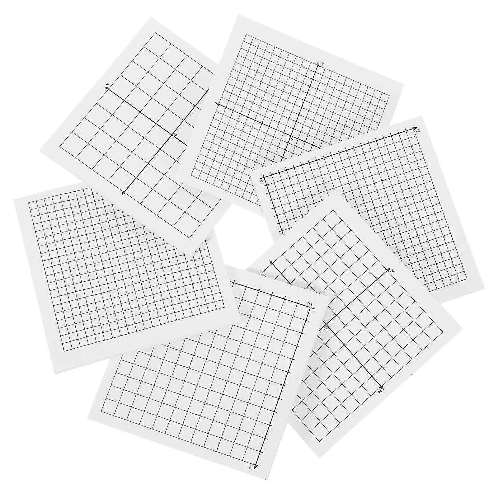 6 Pcs Graph Paper Sticky Notes Graph Sticky Notes Math Graph Paper Graphing Sticky Notes Grid Sticky Notes Grid Notepad Mini Graph Paper