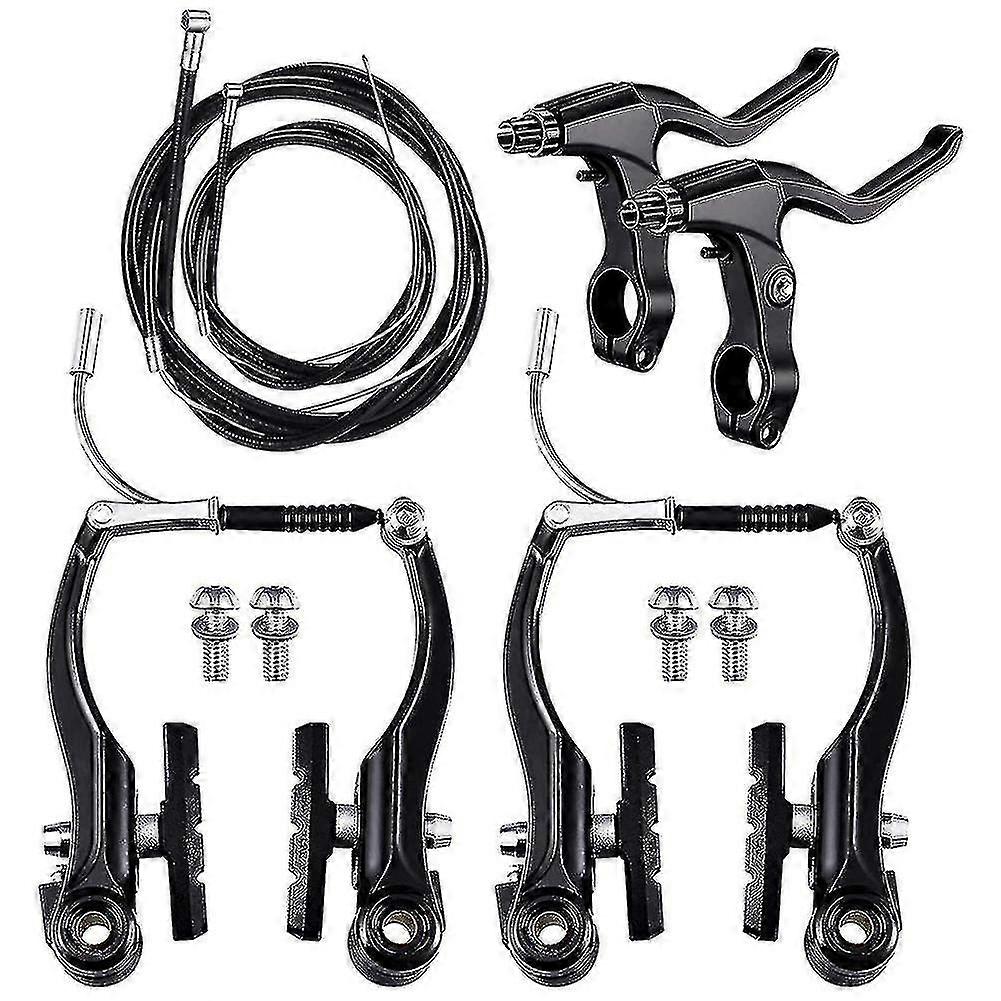 V Brake Set for Mountain Bike Includes Levers and Outer Cables