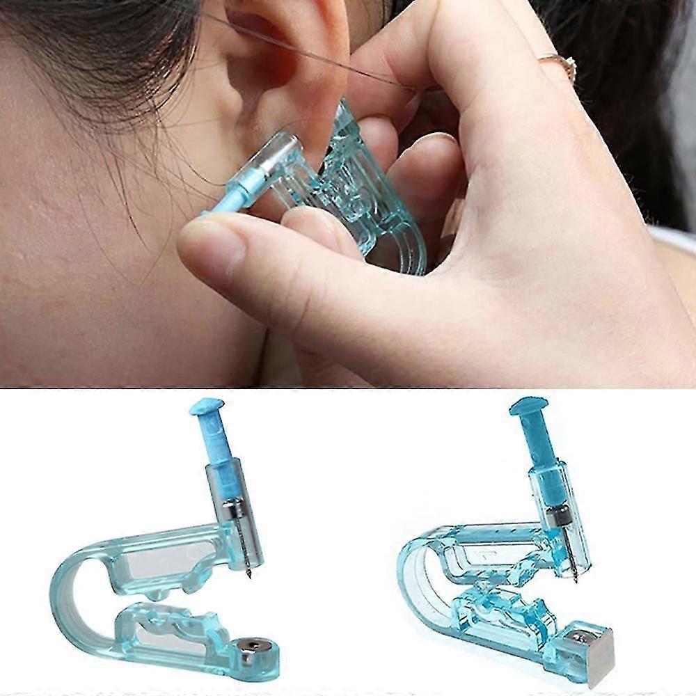 Disposable Ears Pierce Gun Piercing Gadgets Earring Kit Piercer Studs Set