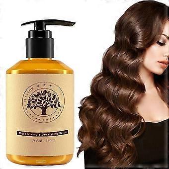 Hydrating Moroccan Styling Hair Cream, Curl Defining Moisture Styling Elastin Reduces Frizz, Styling Moroccan Moisturizing Elasticity