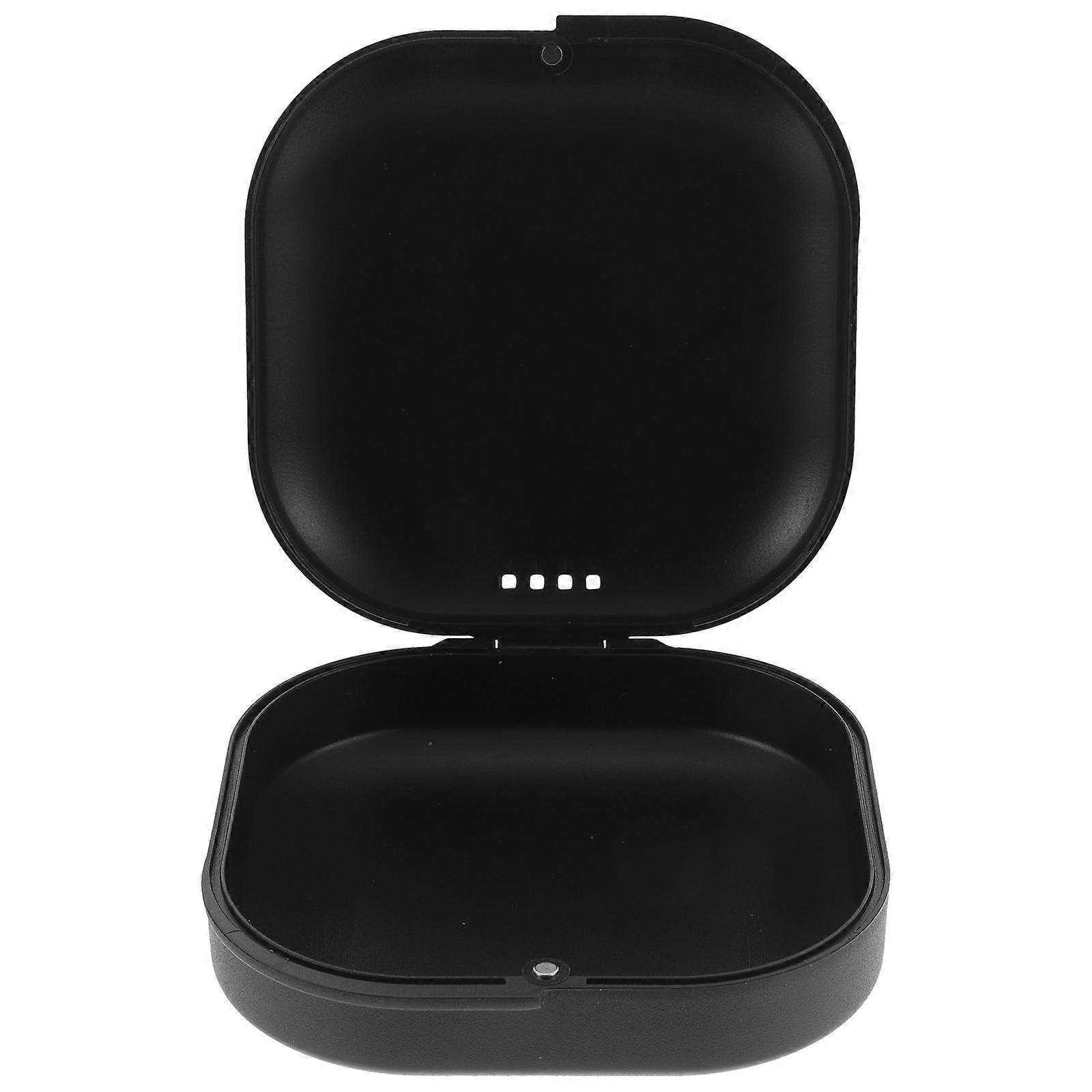 Retainer Case with Vent Holes for Durable Denture Storage Use