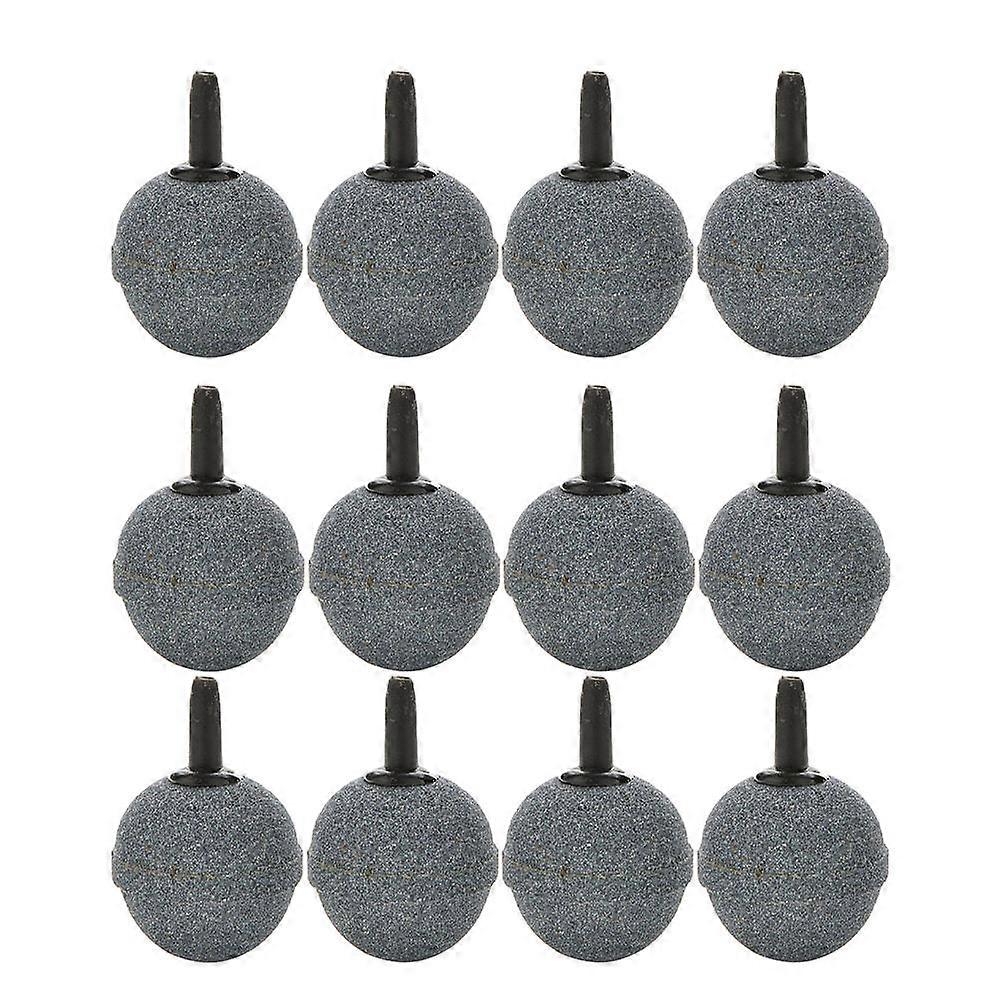 Mineral Fish Tank Air Stone Grey Durable 12Pcs Bubble Diffuser Set