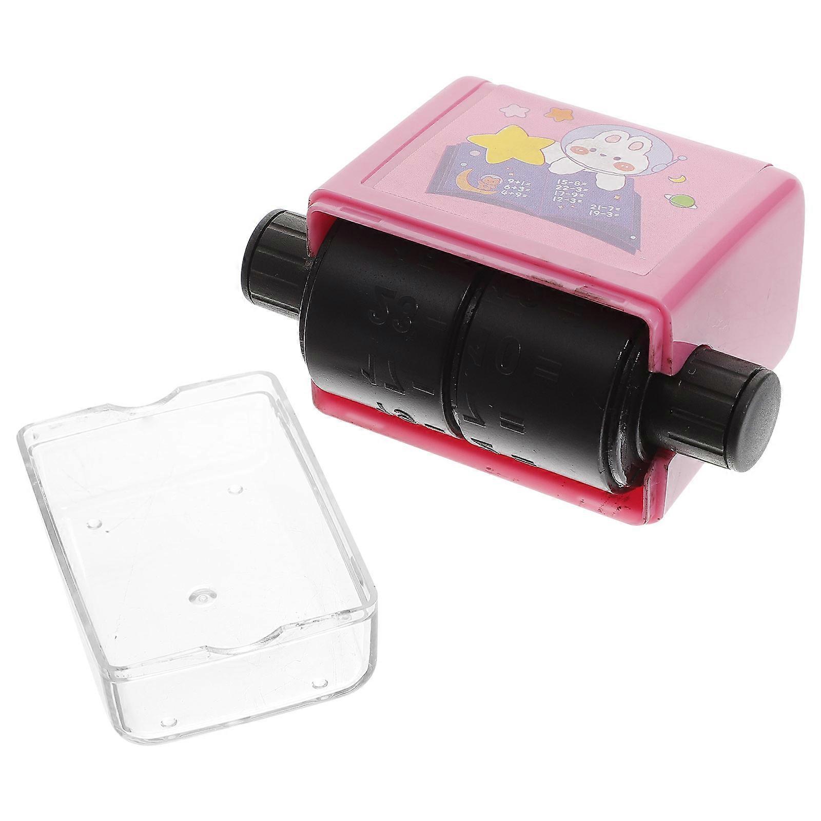 Division Math Roller Stamp for Kids Students Durable Plastic