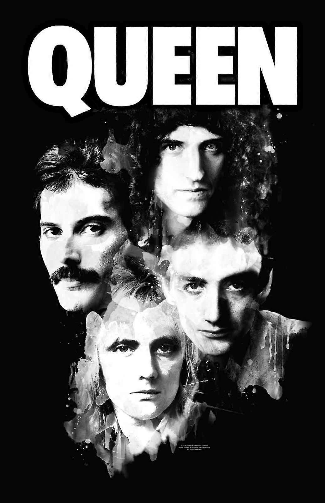 Queen Faces Portraits Textile Poster
