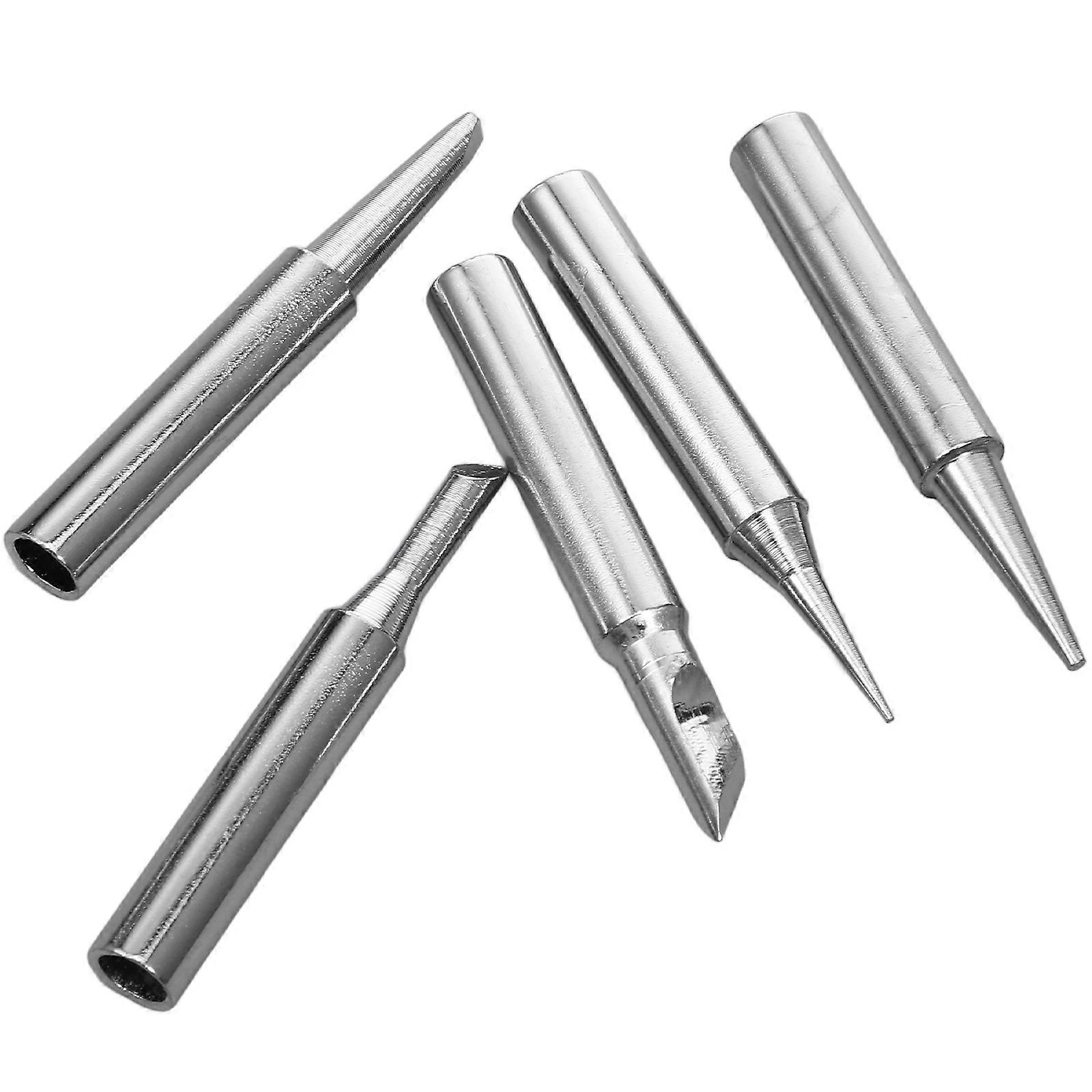 Soldering Iron Tips 5Pcs Replacement Set for Durable Welding Performance