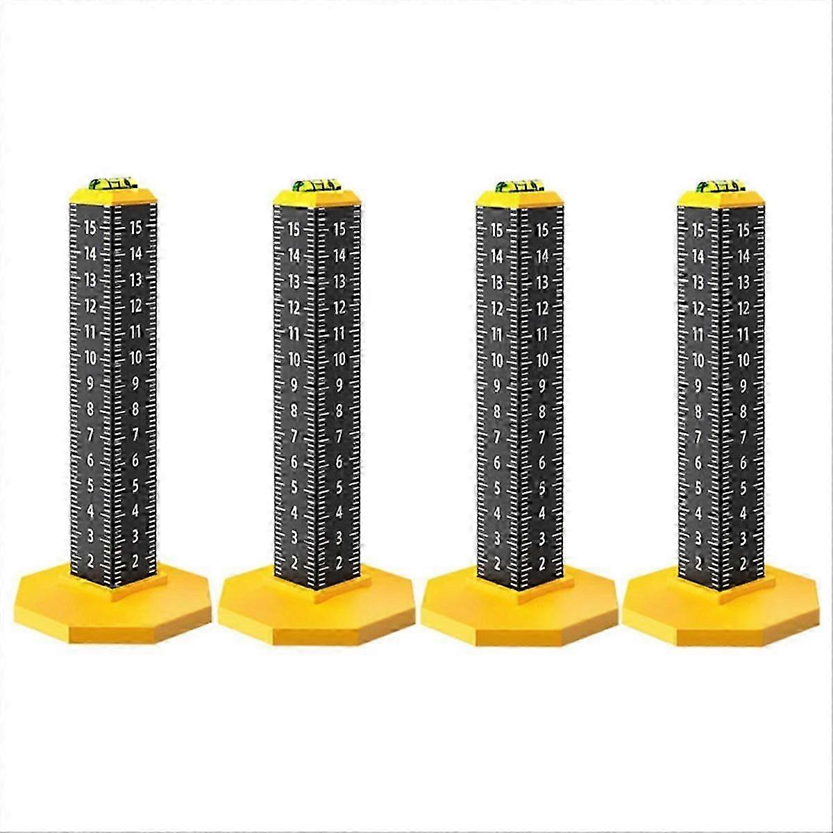 Stick Wall Lay Floor Tiles Tool Ceiling Leveling Ruler 4 pcs
