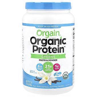 Orgain, Organic Protein™ + Greens Eiwitpoeder, Plantaardig, Vanille, 1,94 lb (882 g)