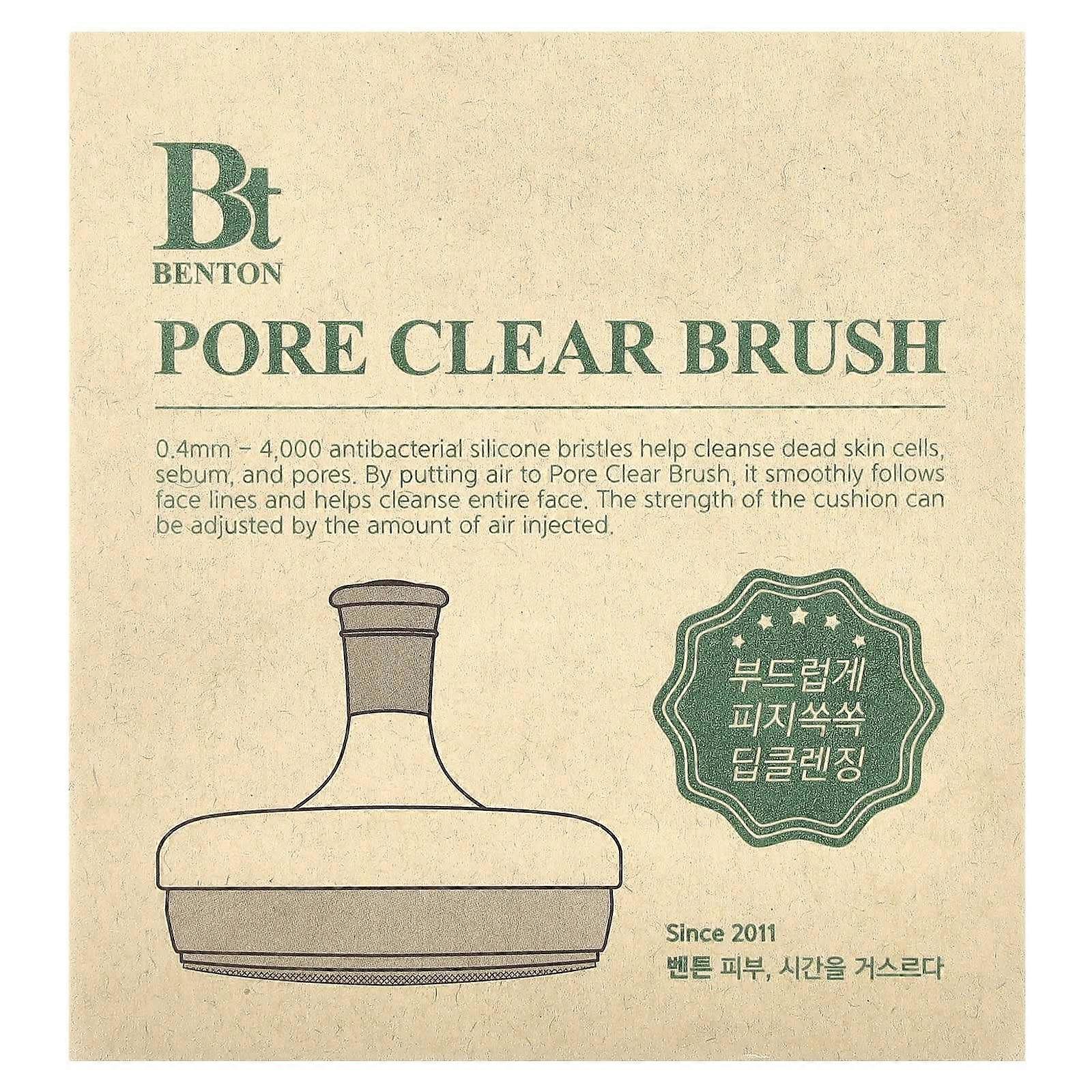 Benton, Pore Clear Brush, 1 Count, 2-Pack